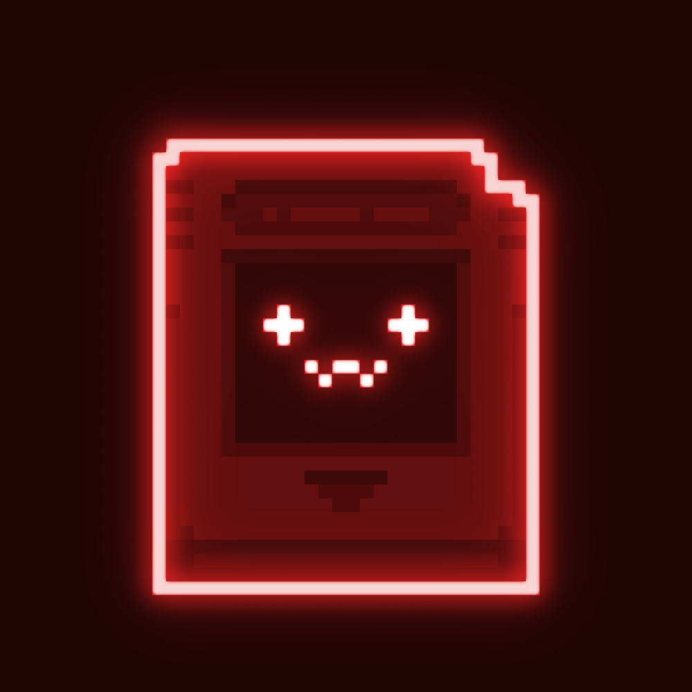 Beepboy Neon Game Card 1 NFT on Algorand