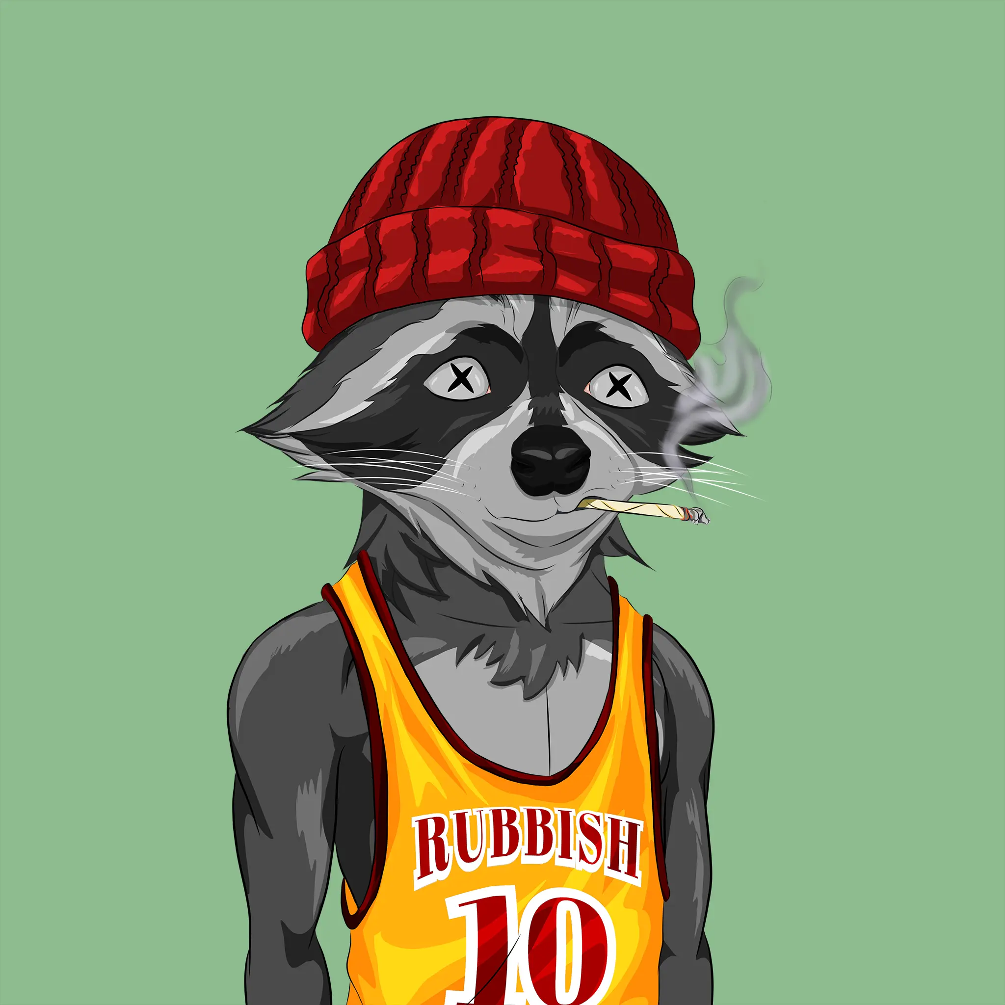 AlgoRaccoon #1408 NFT on Algorand