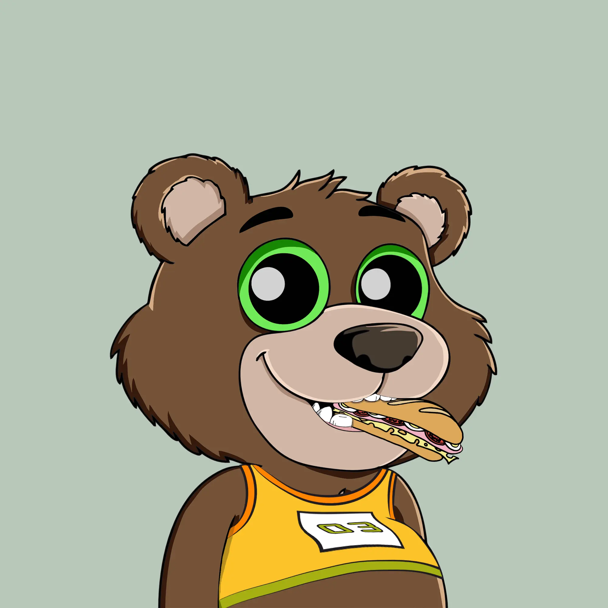 Gluttonous Bears #375 NFT on Algorand