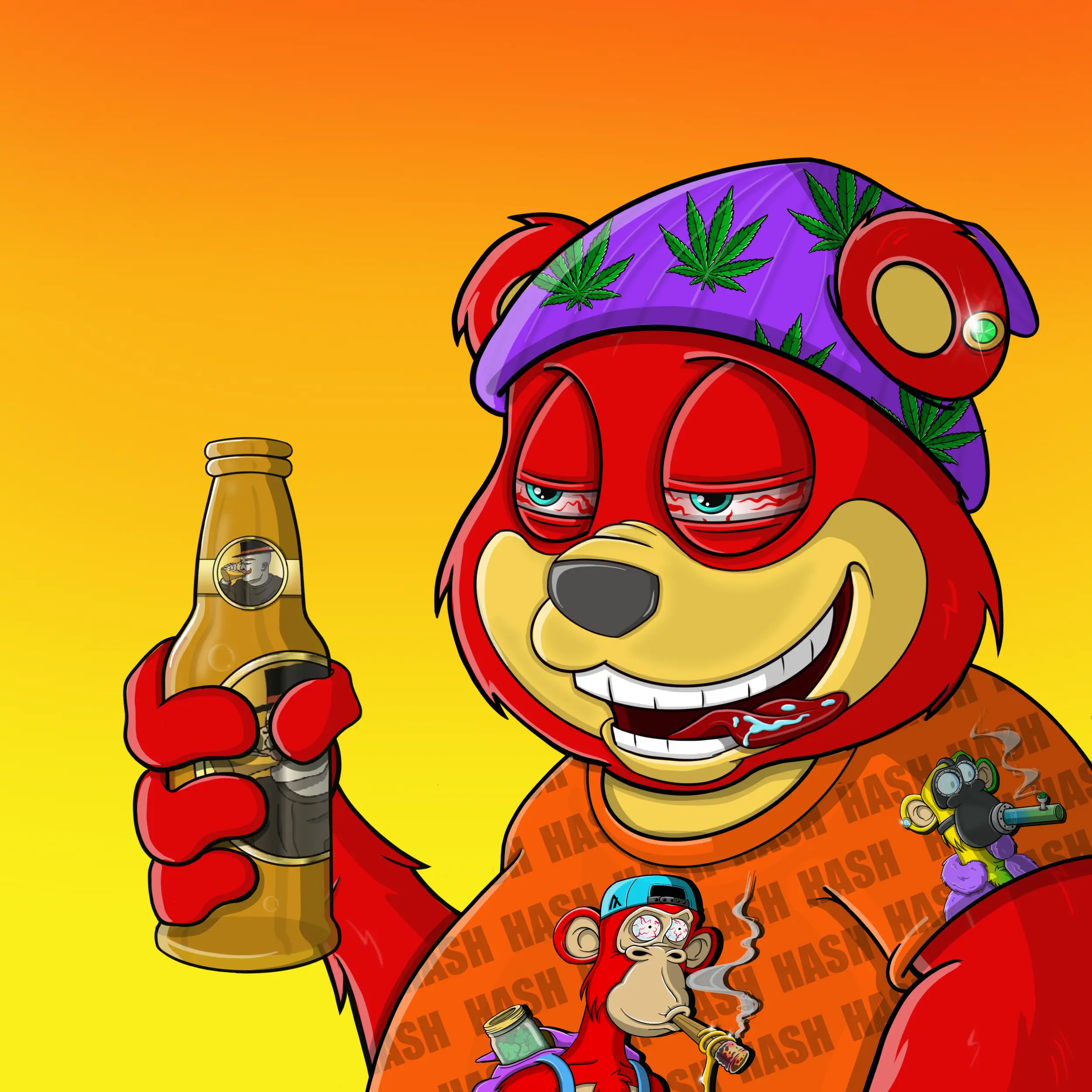 Burnin Bears #826 NFT on Algorand