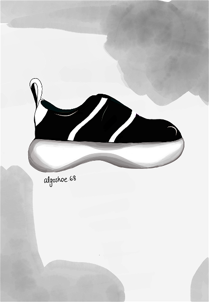 AShoe68 Super Exotic Black&White