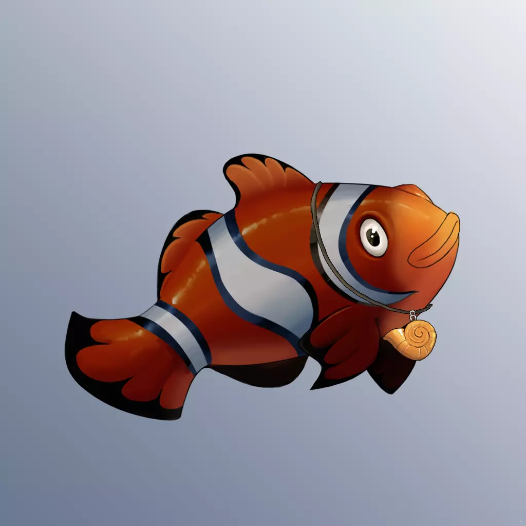 Clown Fish #256 NFT on Algorand