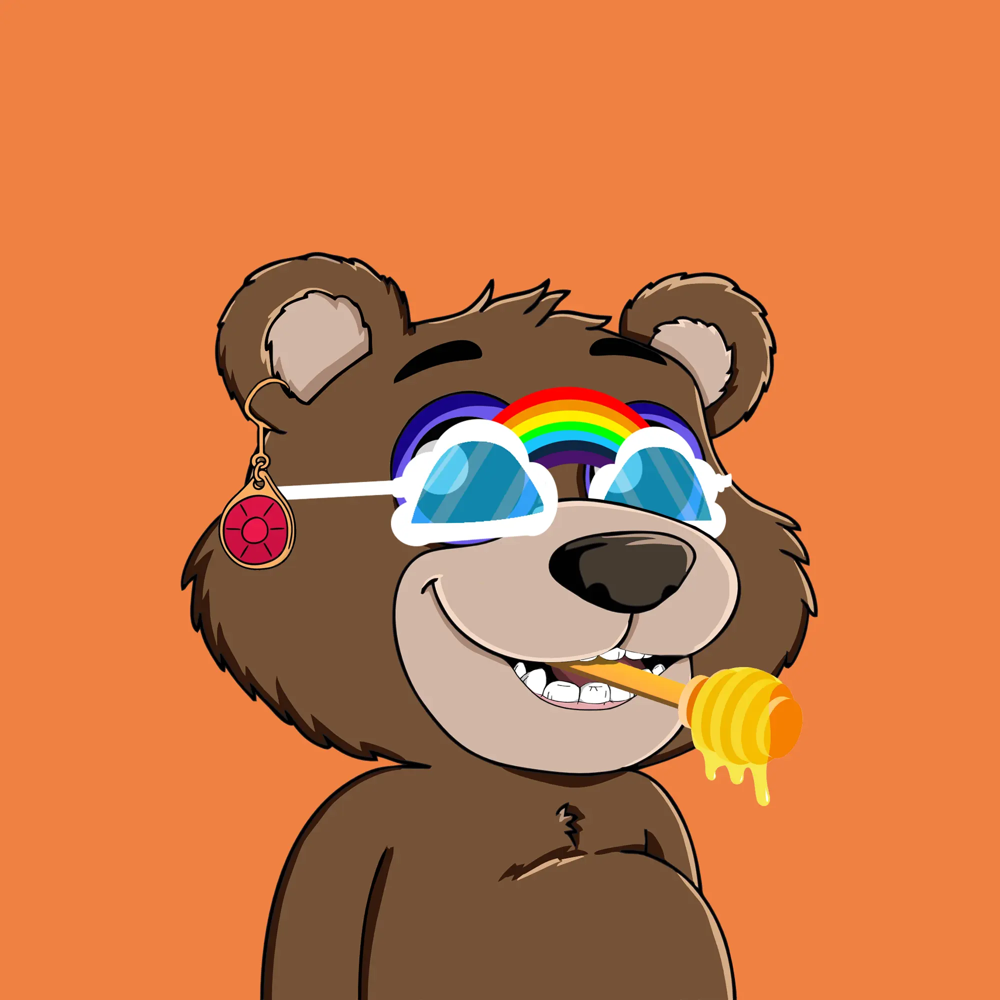 Gluttonous Bears #458 NFT on Algorand