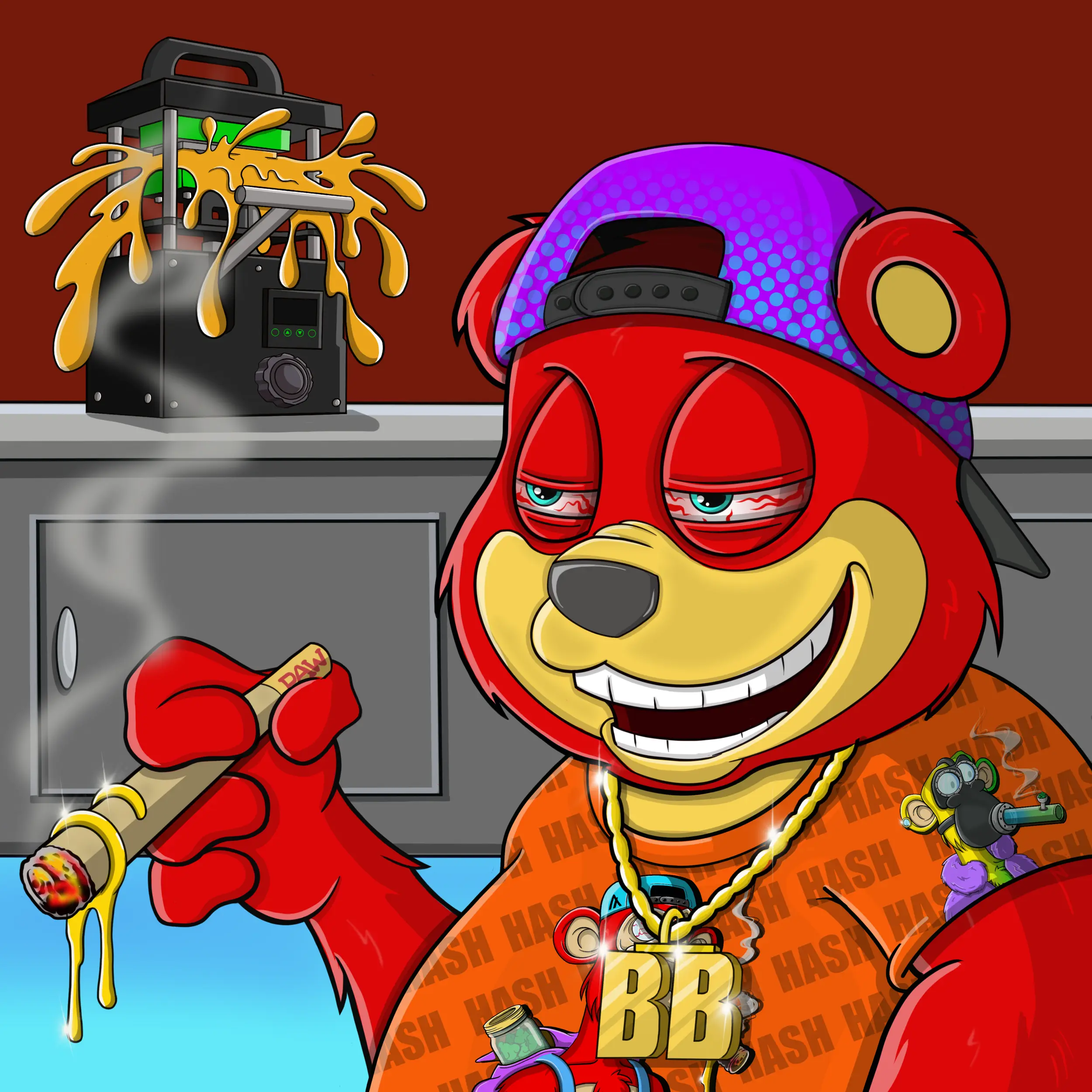 Burnin Bears #2211 NFT on Algorand