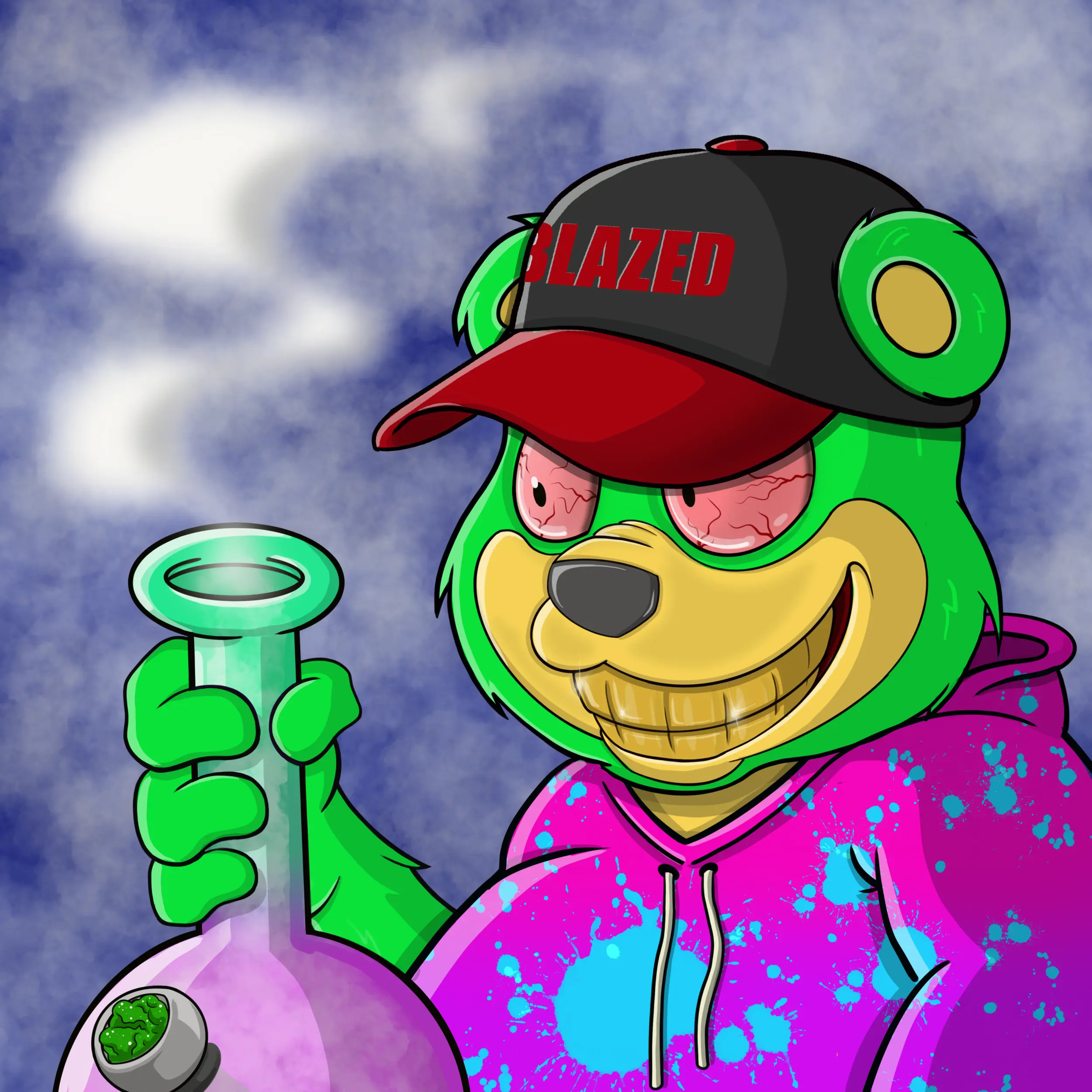 Burnin Bears #1492 NFT on Algorand