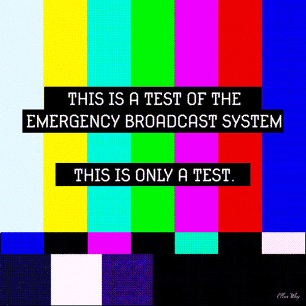 An image of Emergency Broadcast NOW IN COLOR