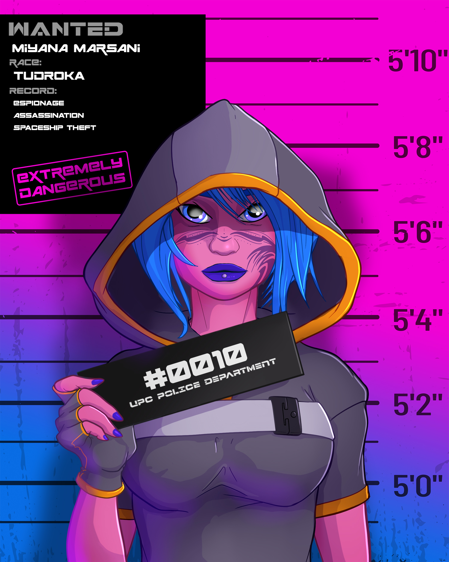 Galaxy’s Most Wanted #0010 NFT on Algorand