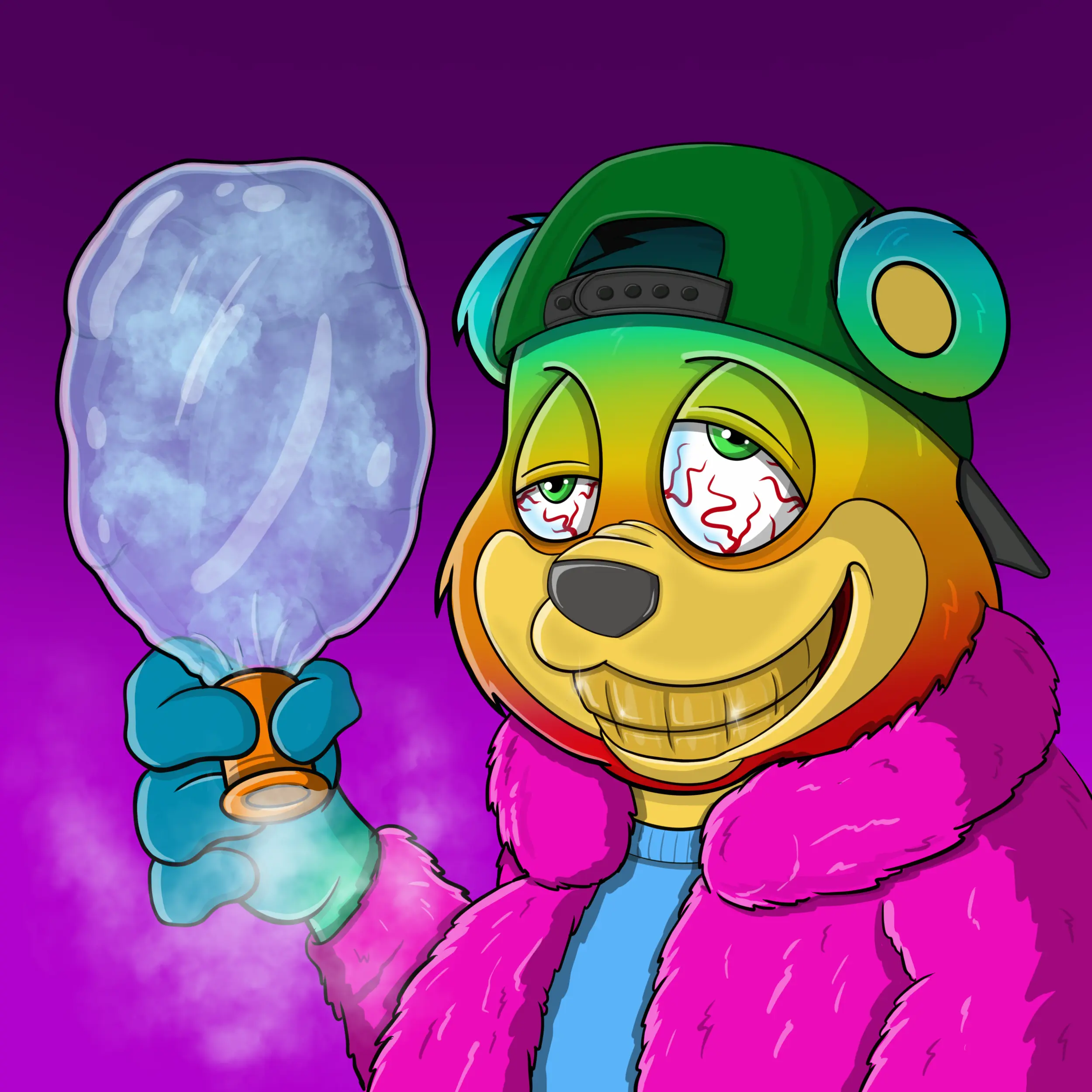 Burnin Bears #1544 NFT on Algorand