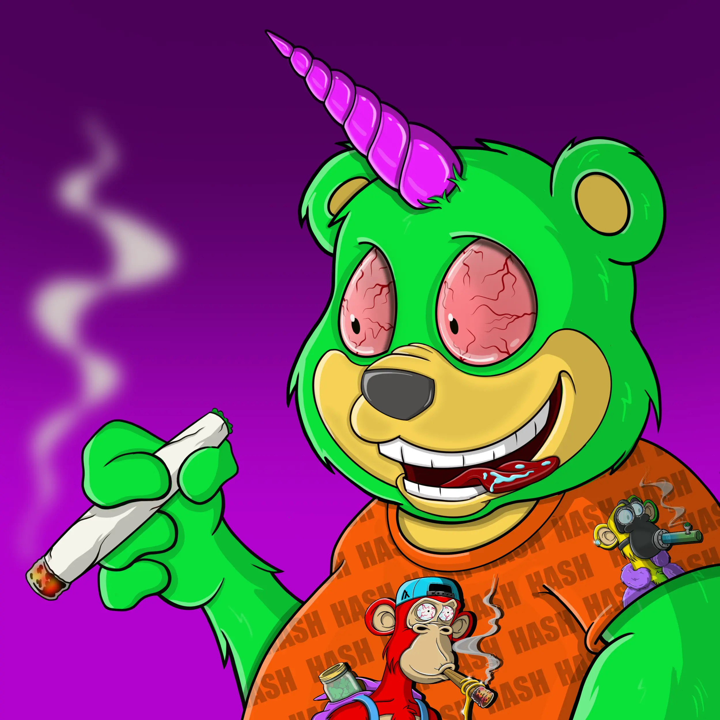 Burnin Bears #2060 NFT on Algorand