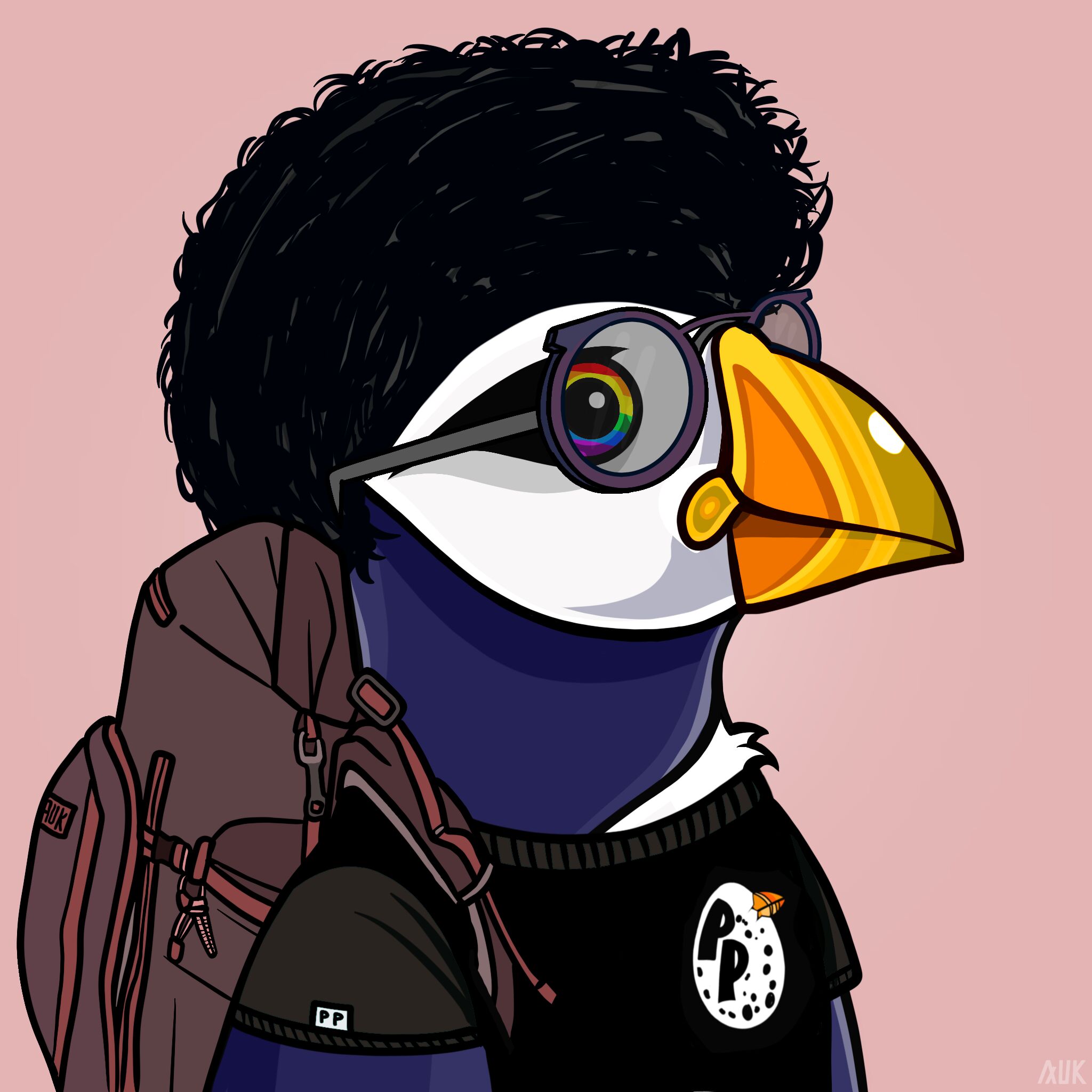 Poppin Puffins #4129 NFT on Algorand