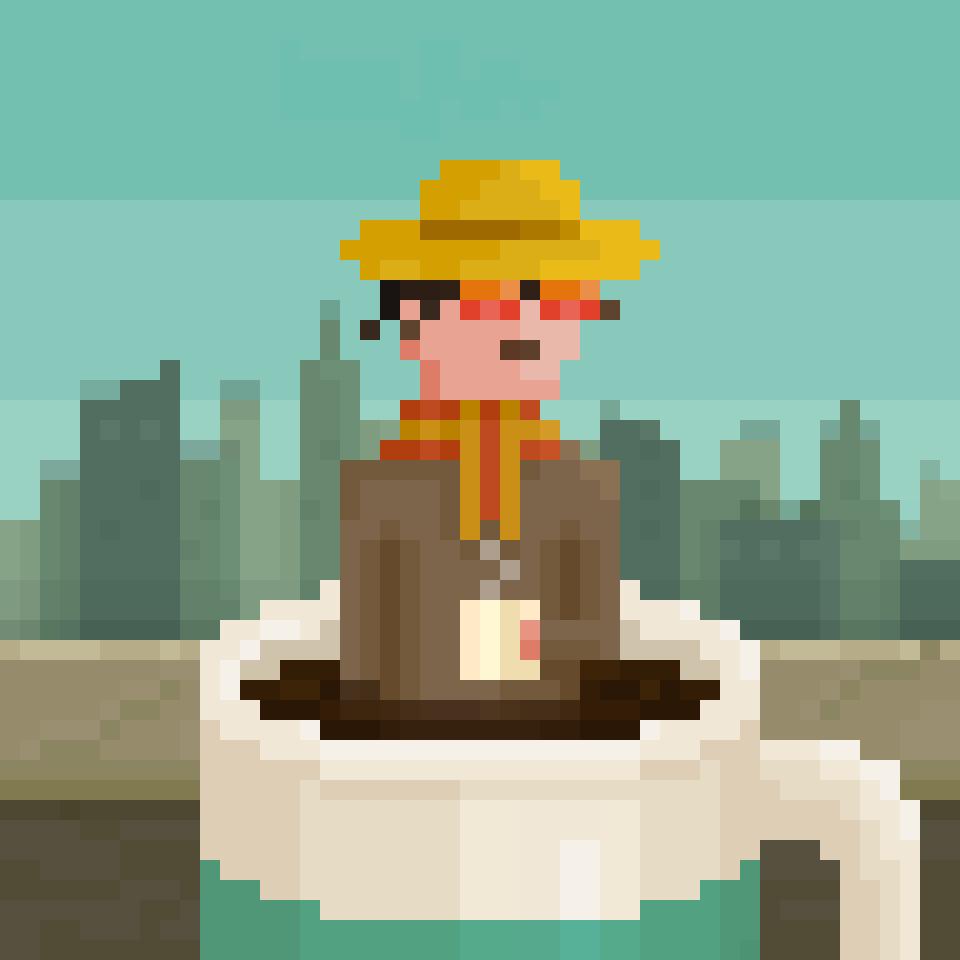 CoffeeBits Bather #0542 NFT on Algorand
