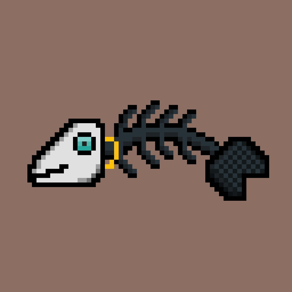 8-Bit BoneFish #82 NFT on Algorand