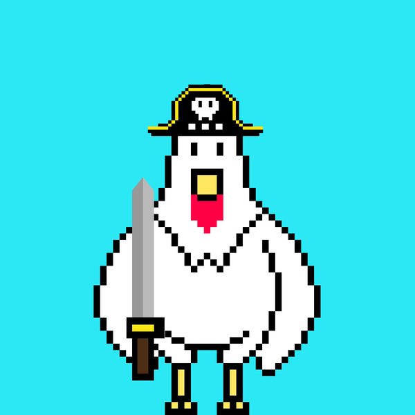 An image of Pixel Chicken #154