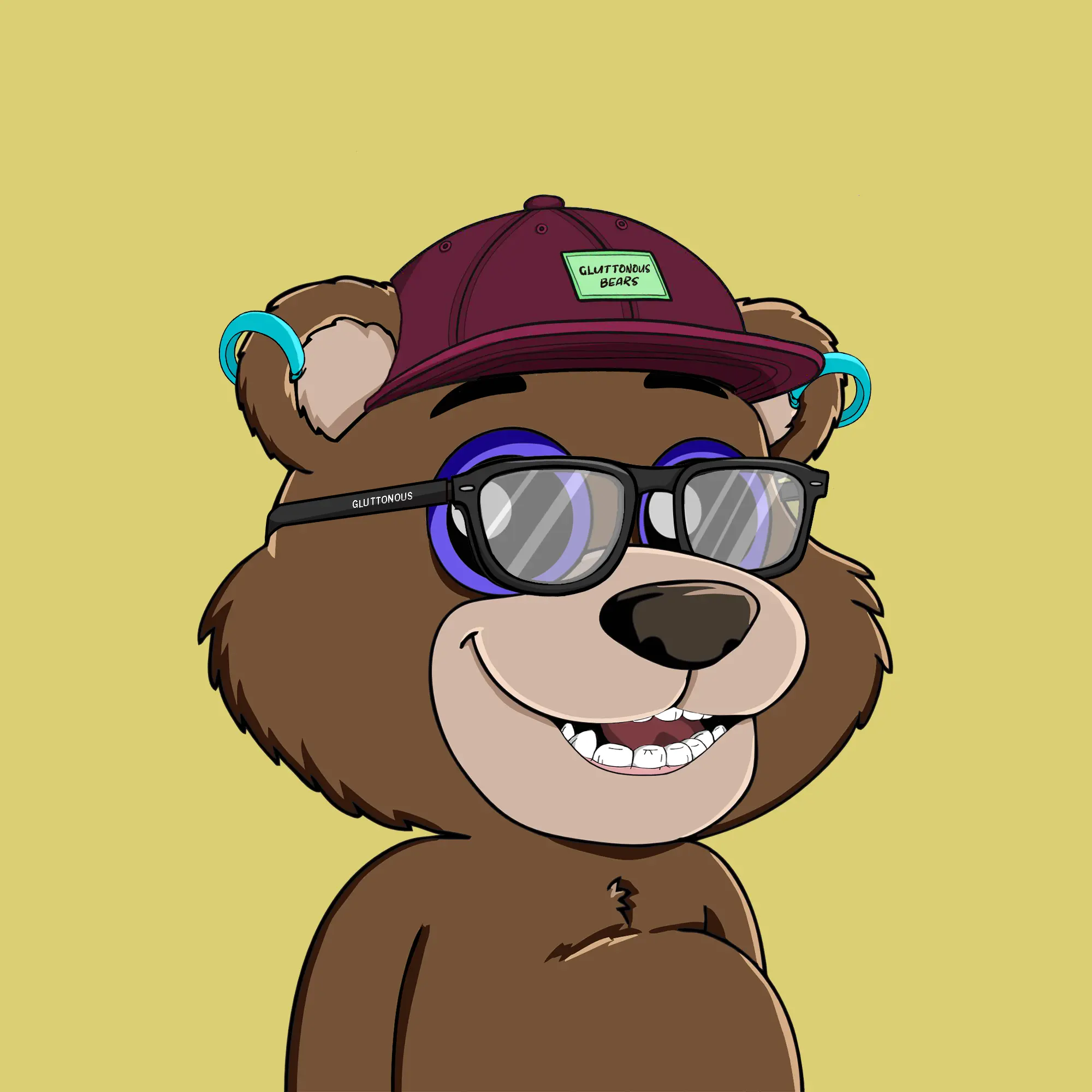 Gluttonous Bears #116 NFT on Algorand