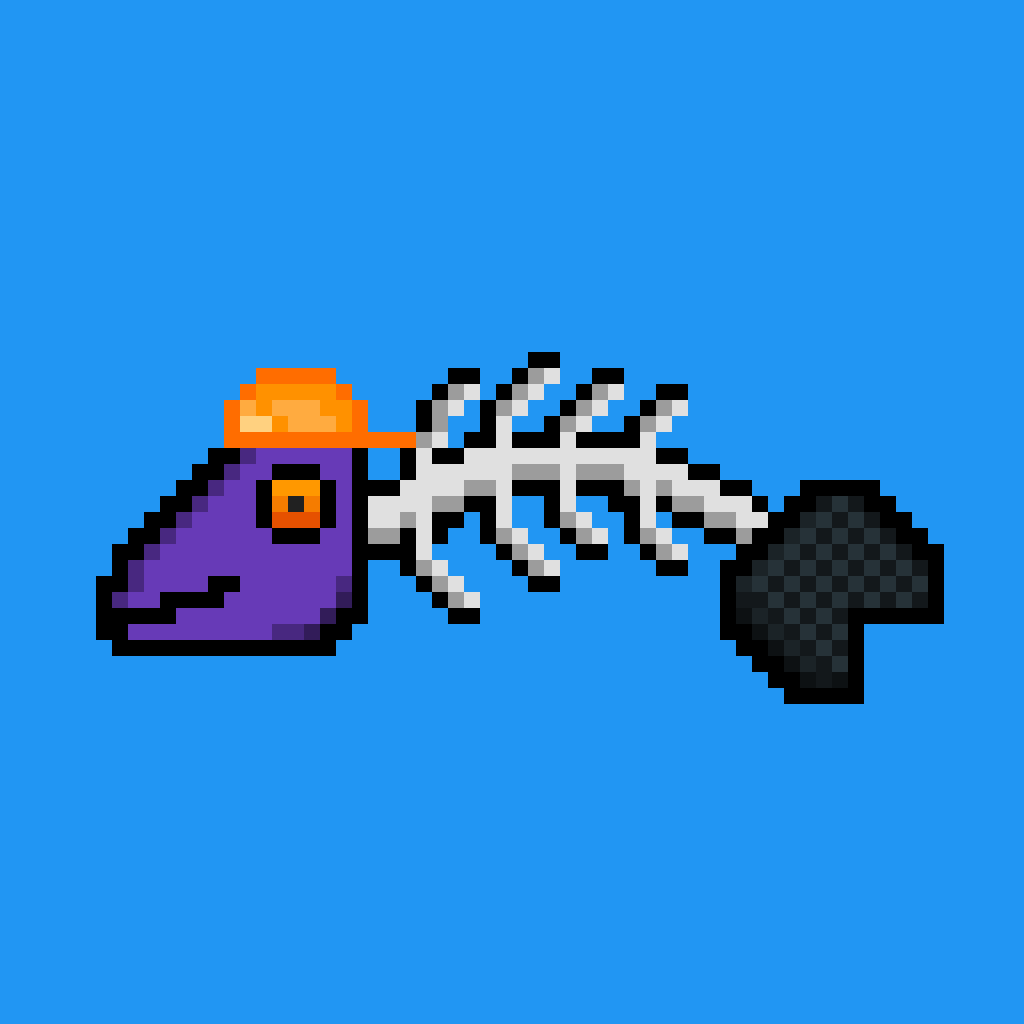 8-Bit BoneFish #9 NFT on Algorand
