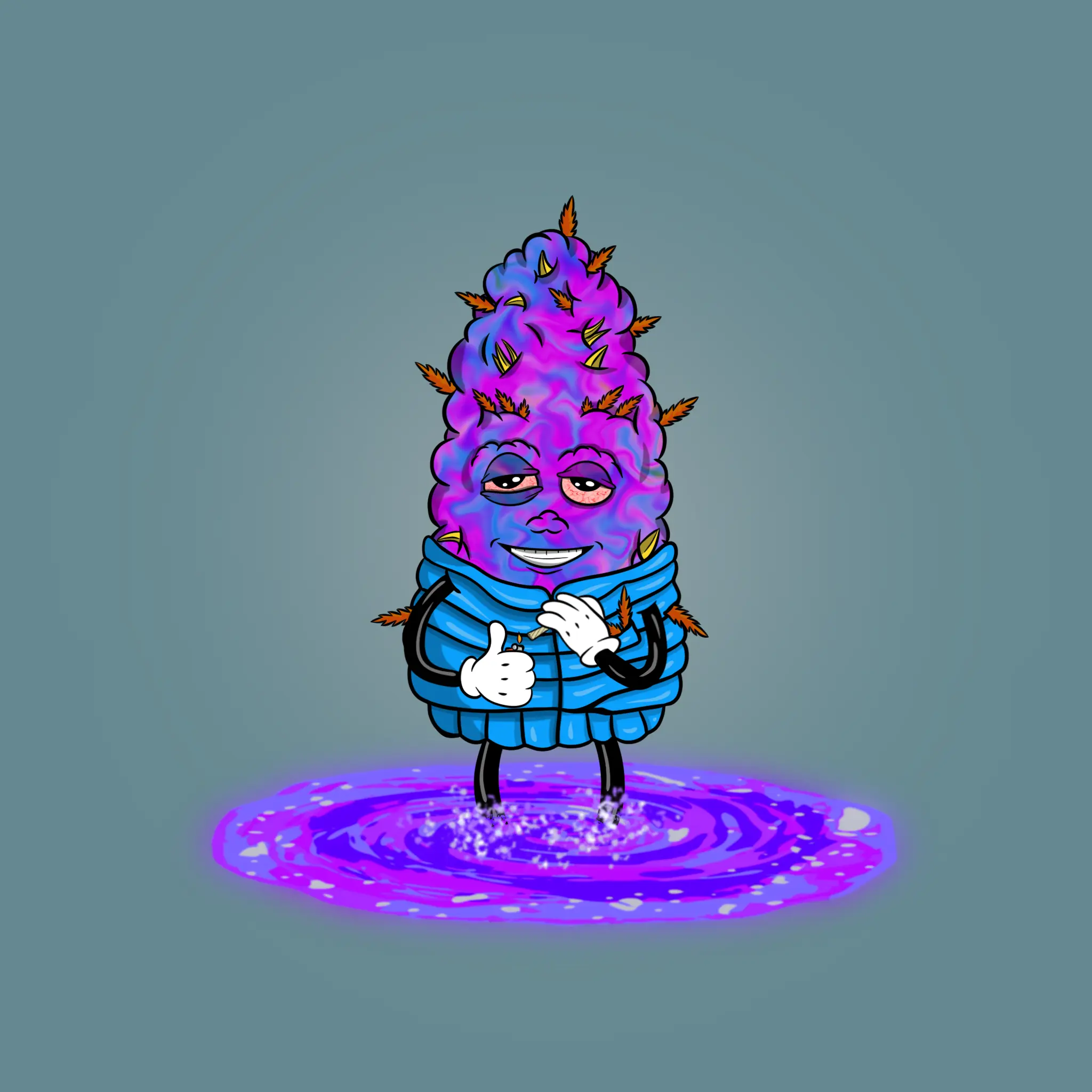 Blazing Budz #393 NFT on Algorand