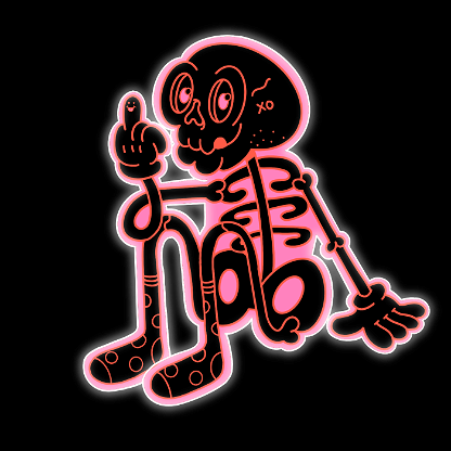Glowy Skully #015