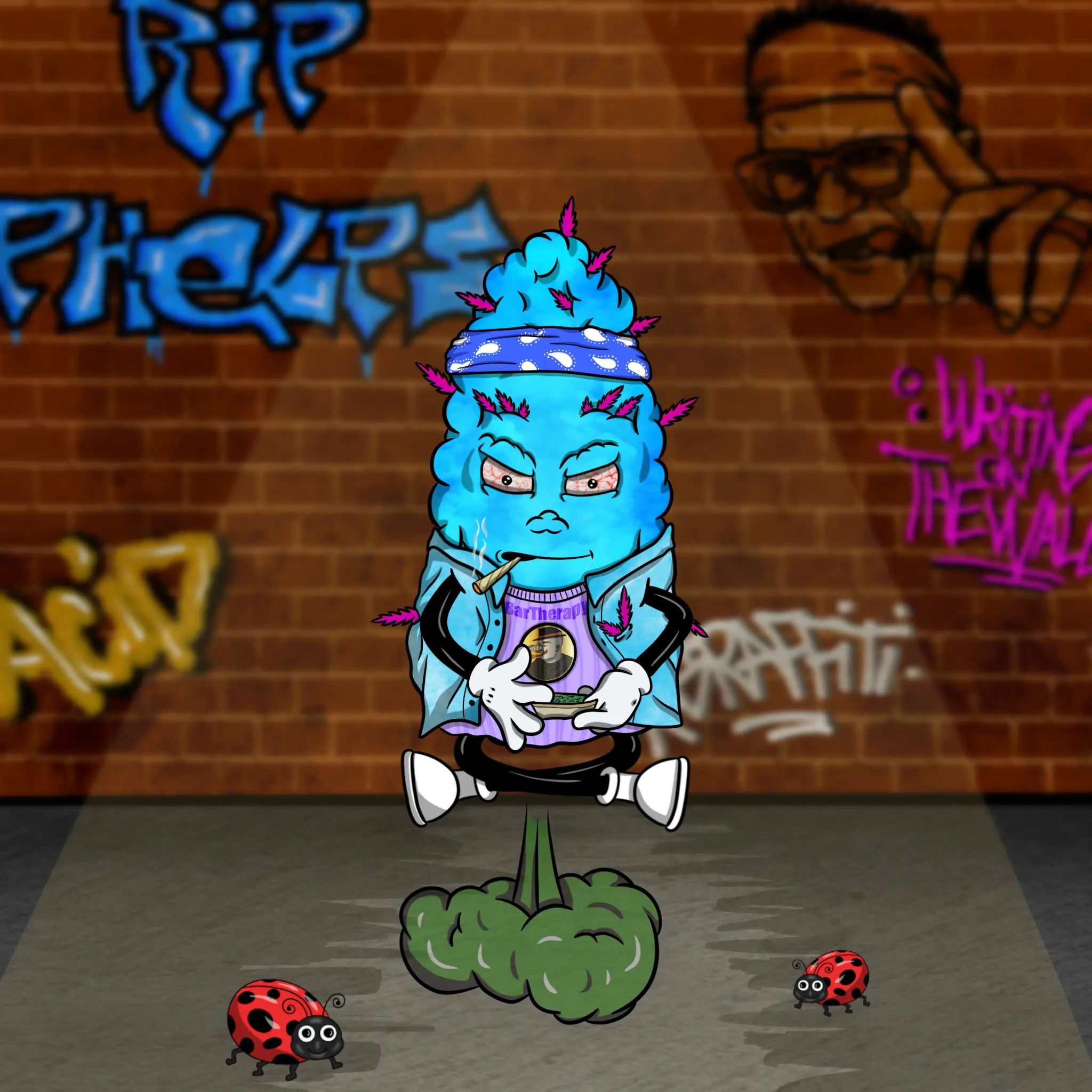 Blazing Budz #167 NFT on Algorand