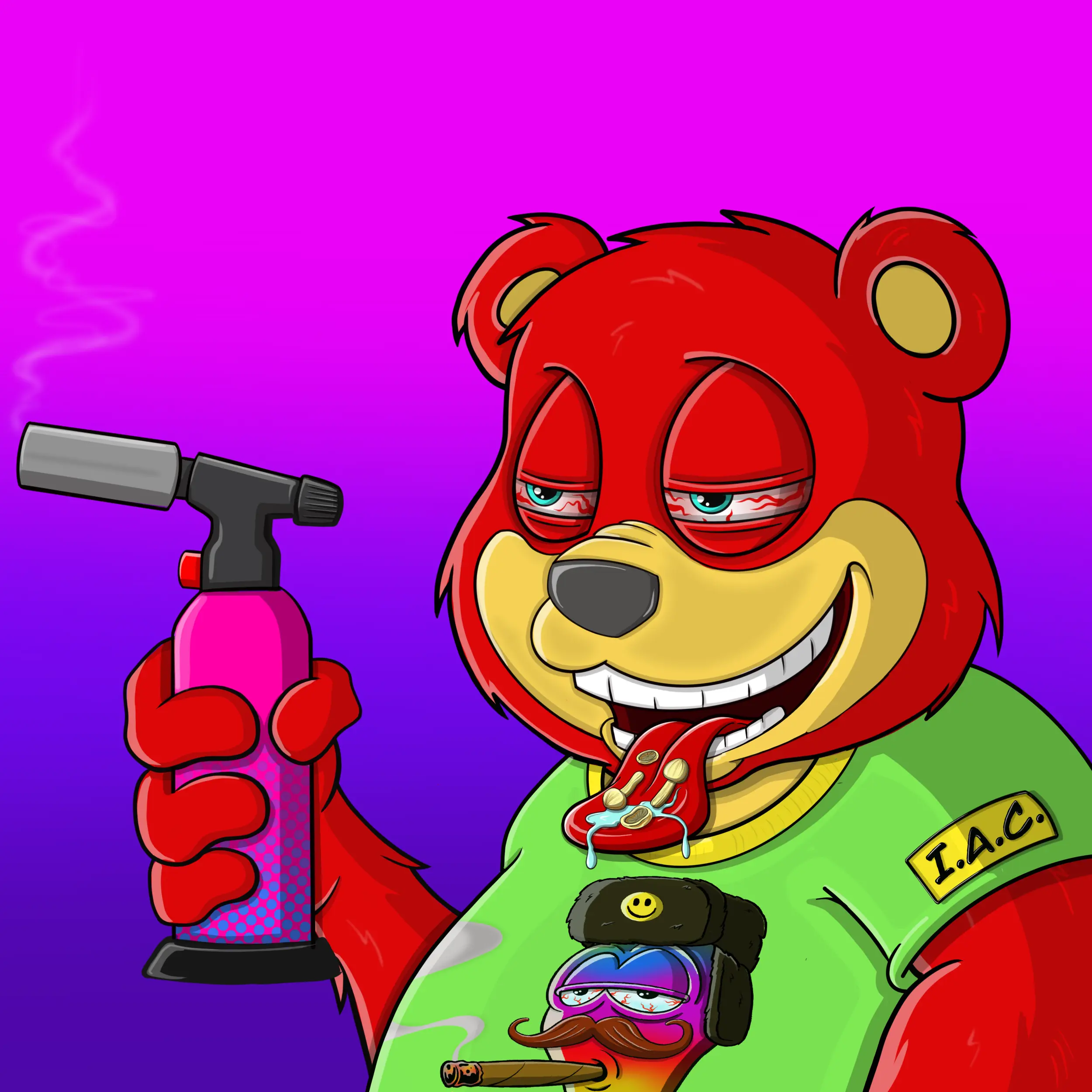 Burnin Bears #1550 NFT on Algorand