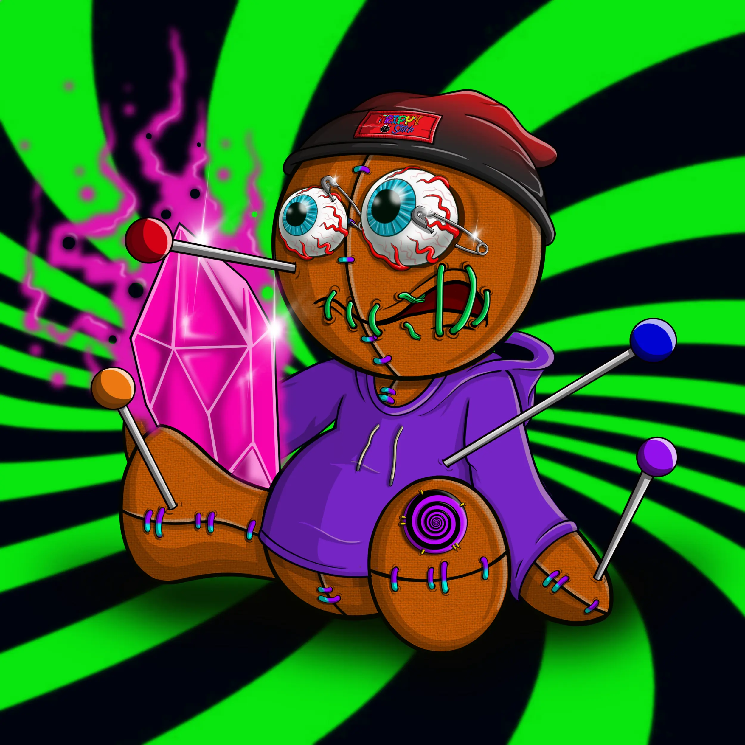 Trippy Stitch #542 NFT on Algorand