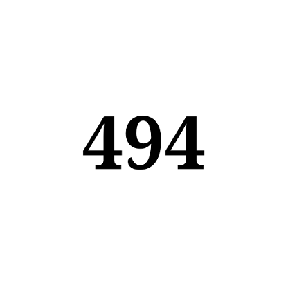 Number 494
