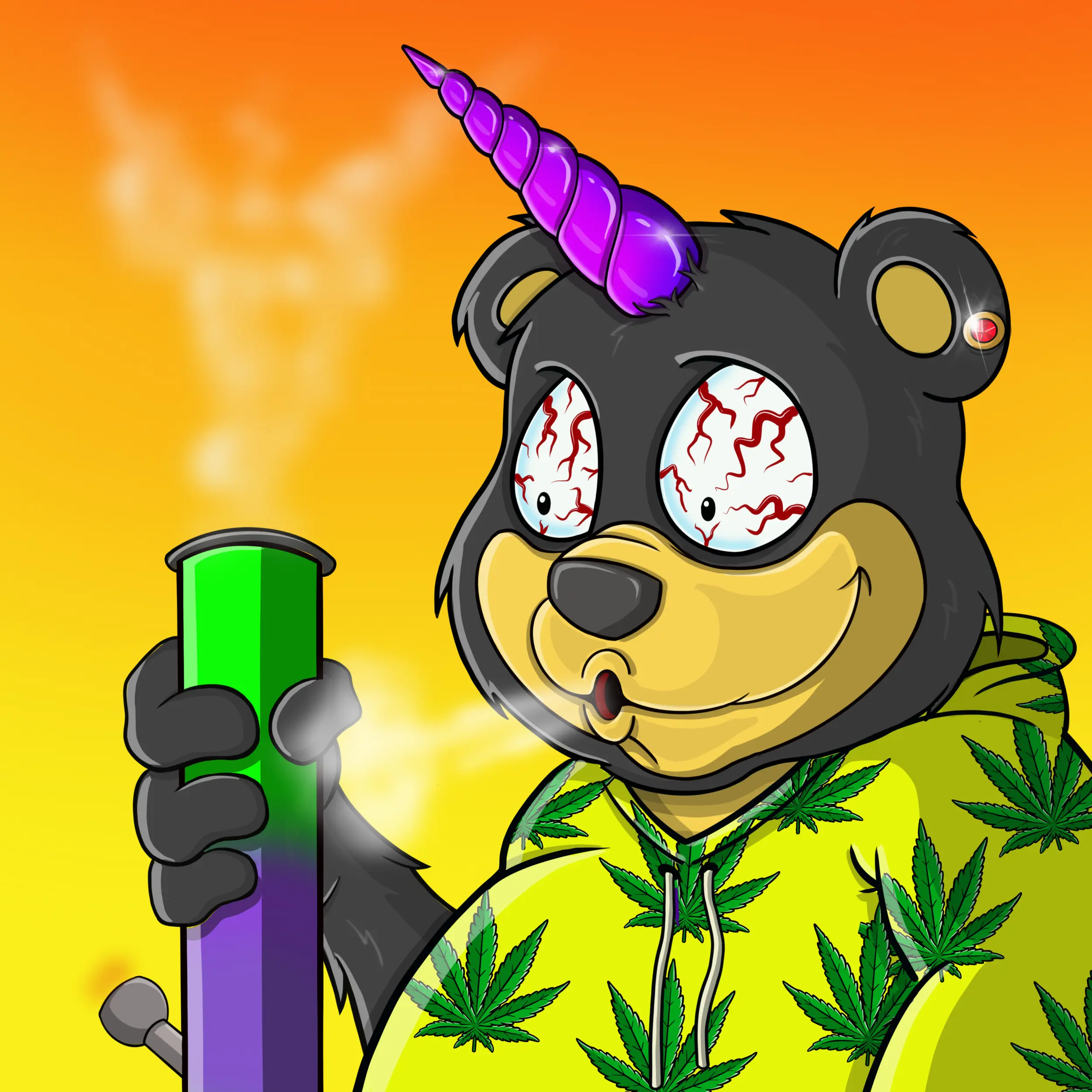 Burnin Bears #1170 NFT on Algorand