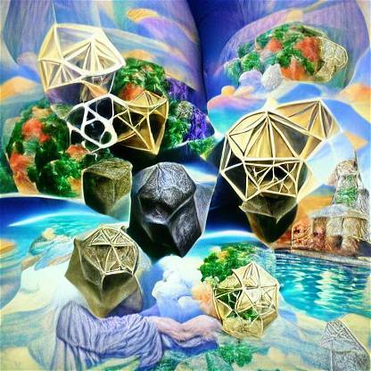 Realm of Platonic Solids #001