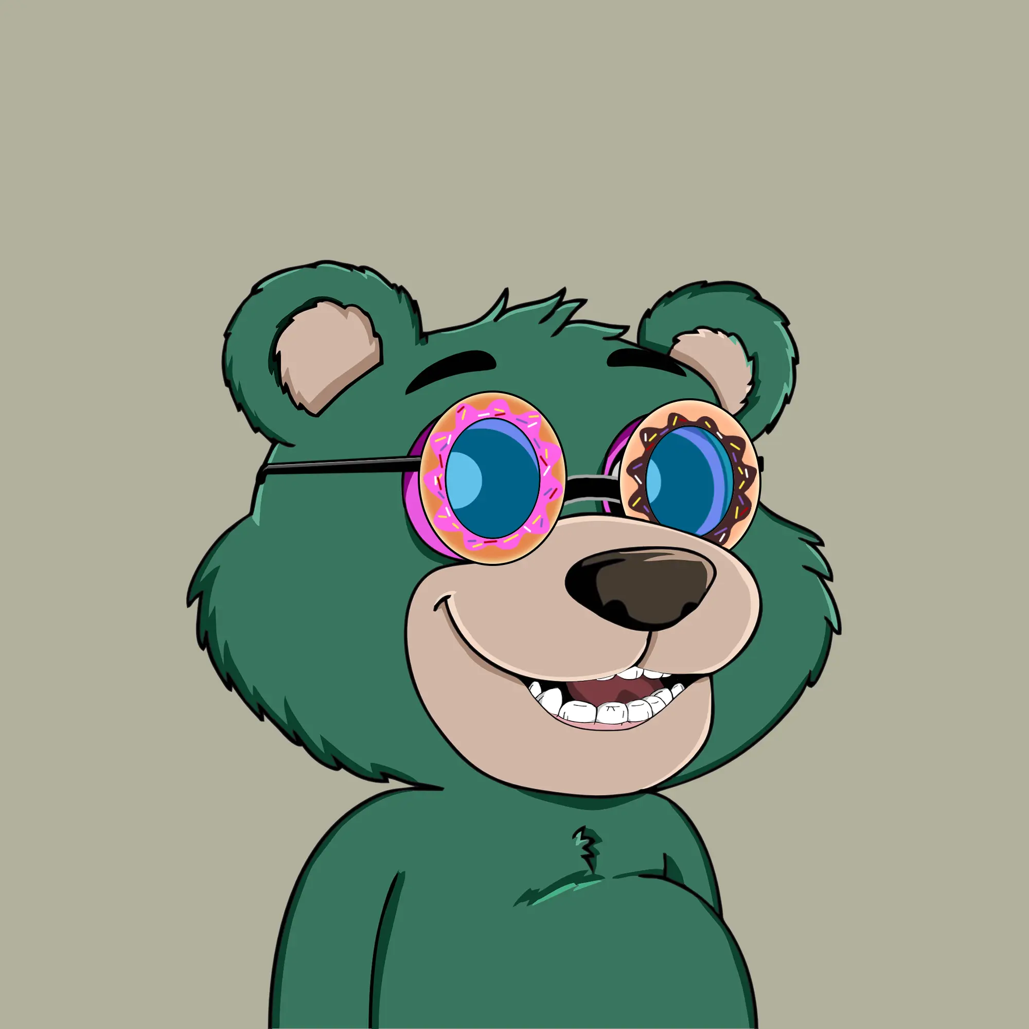 Gluttonous Bears #535 NFT on Algorand