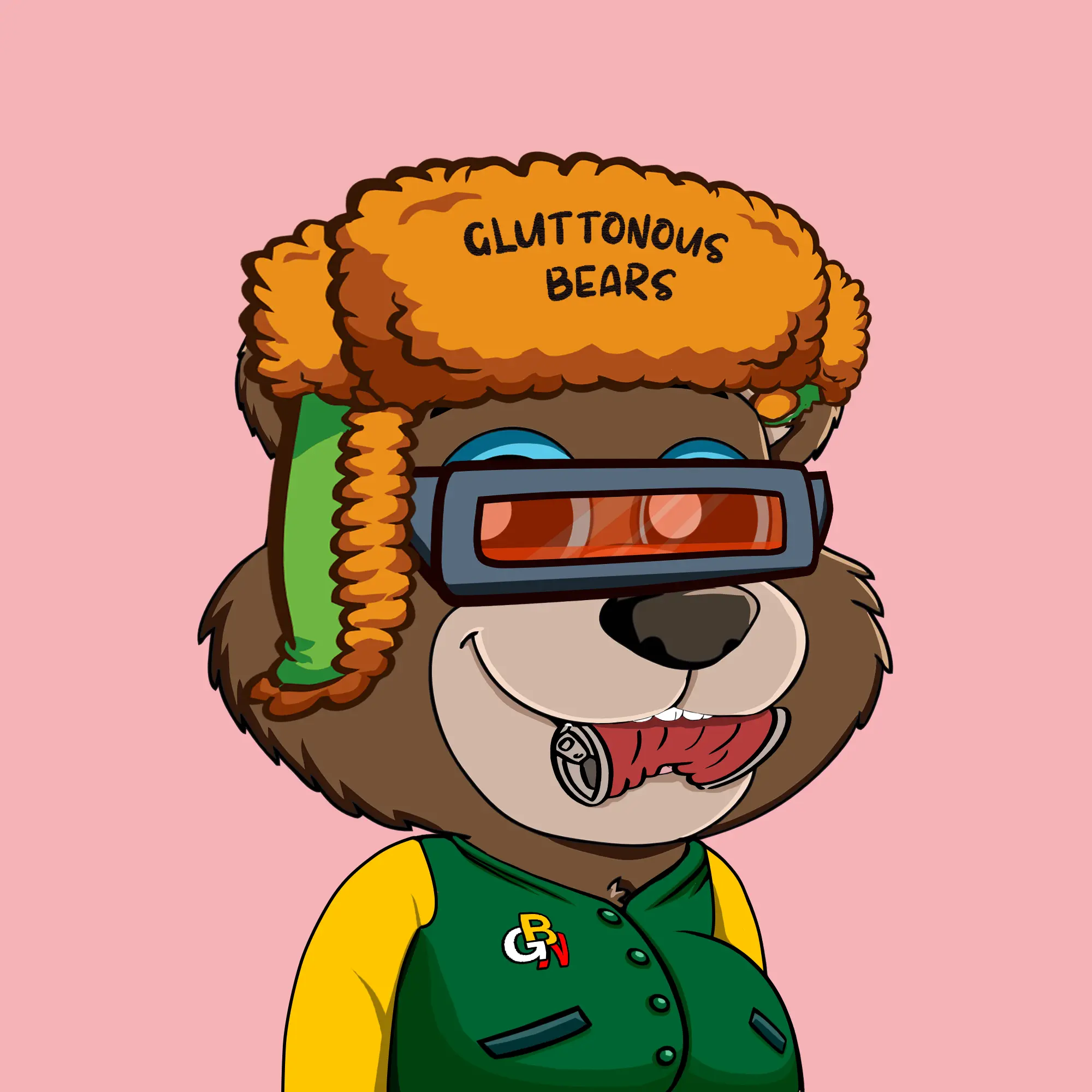 Gluttonous Bears #462 NFT on Algorand