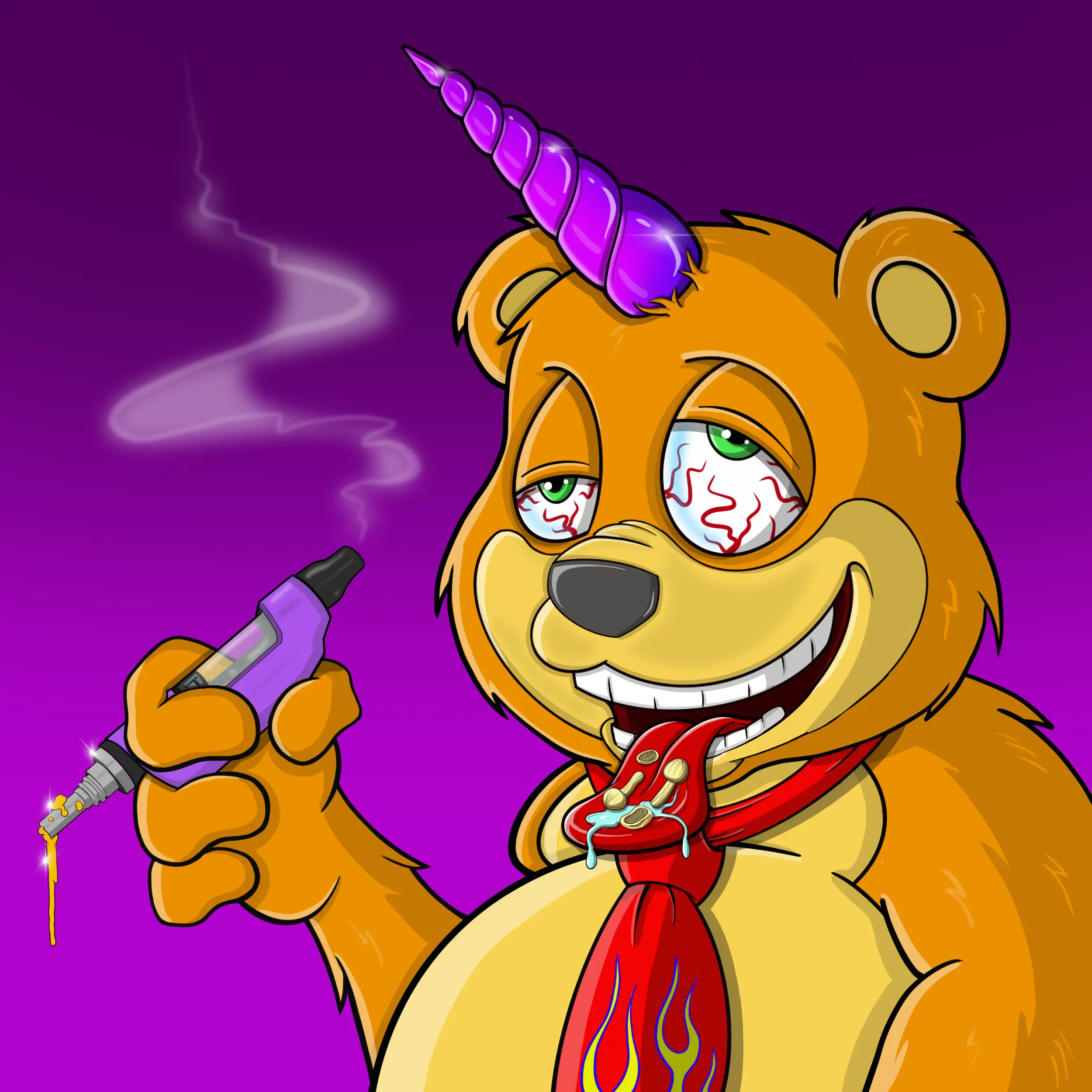 Burnin Bears #592 NFT on Algorand