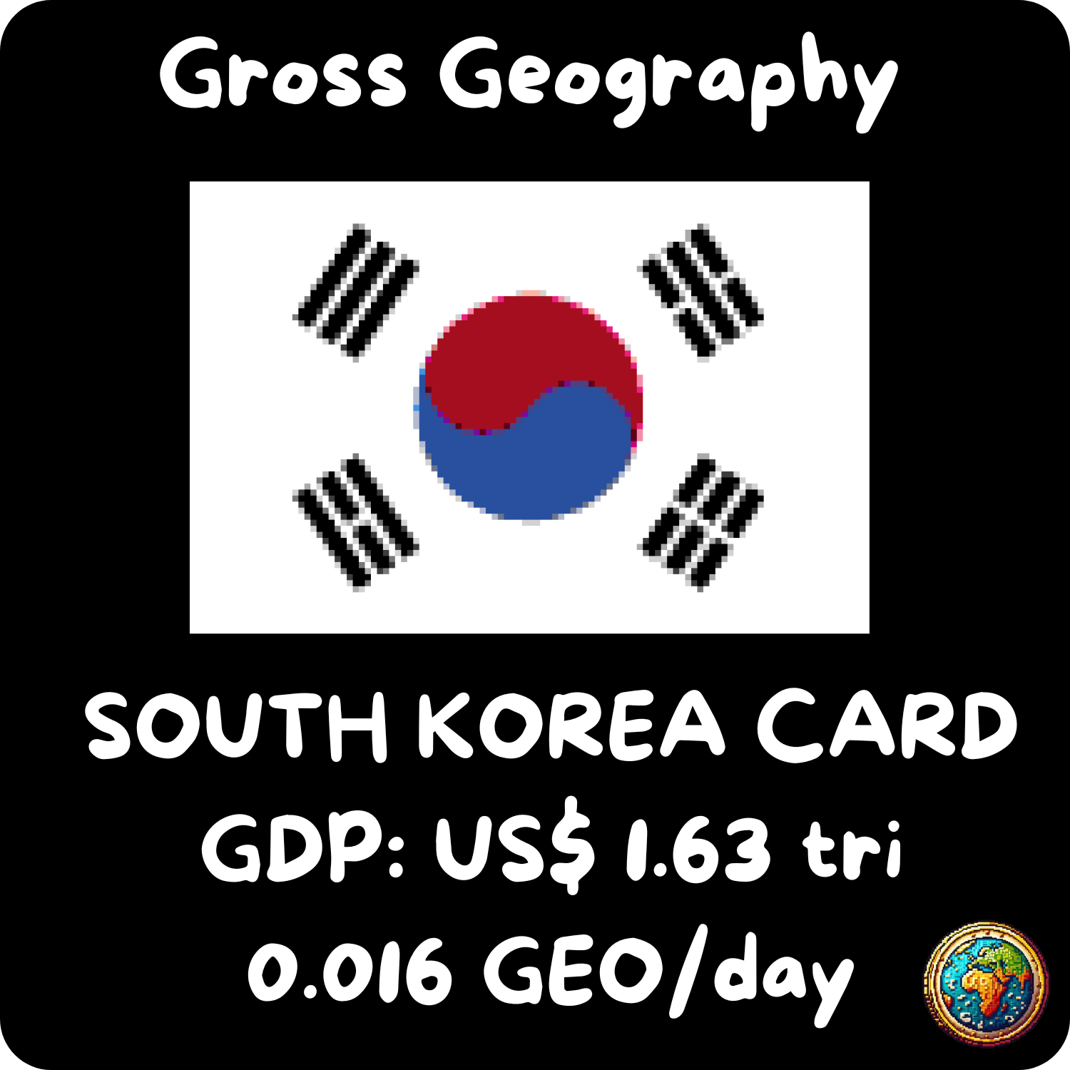 South Korea Card NFT on Algorand
