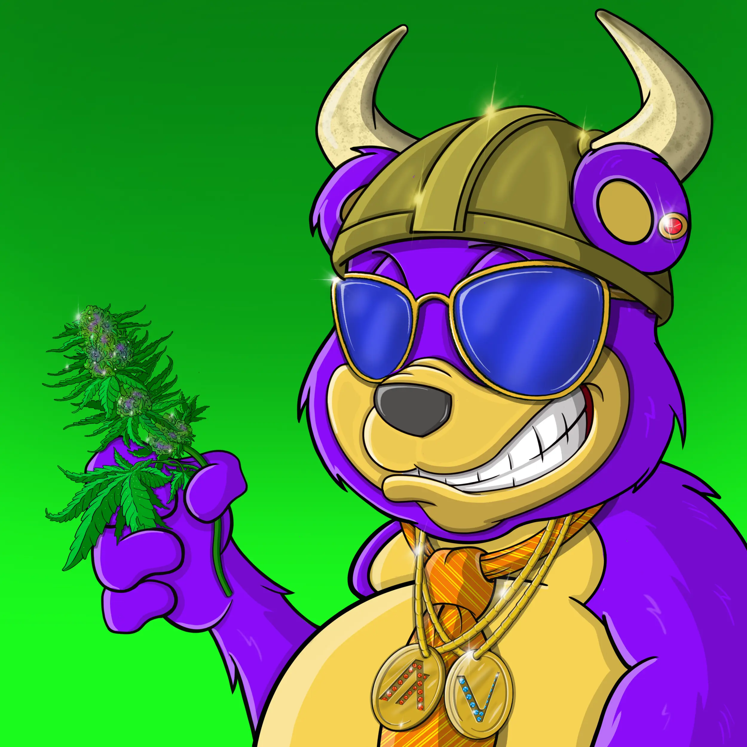 Burnin Bears #1127 NFT on Algorand