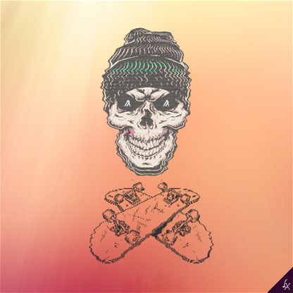 Linx Skate Skull #003