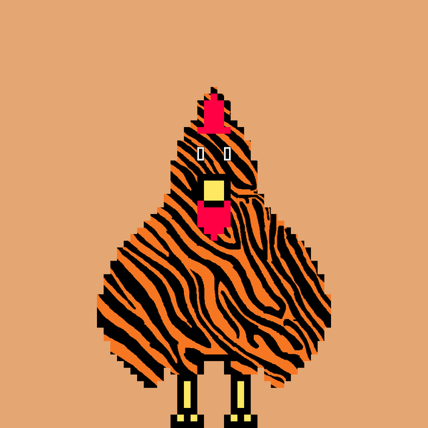 An image of Pixel Chicken #103