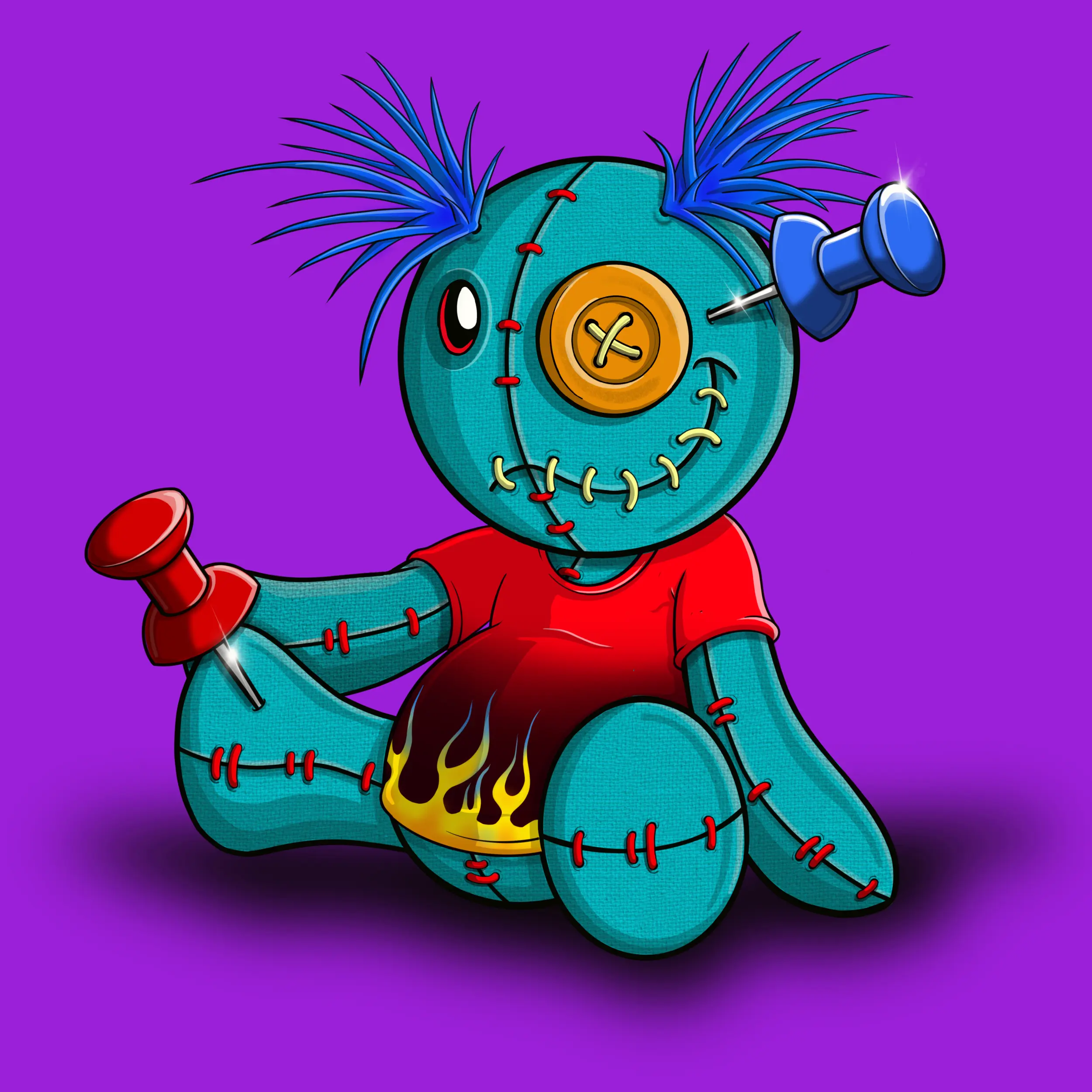 Trippy Stitch #1037 NFT on Algorand