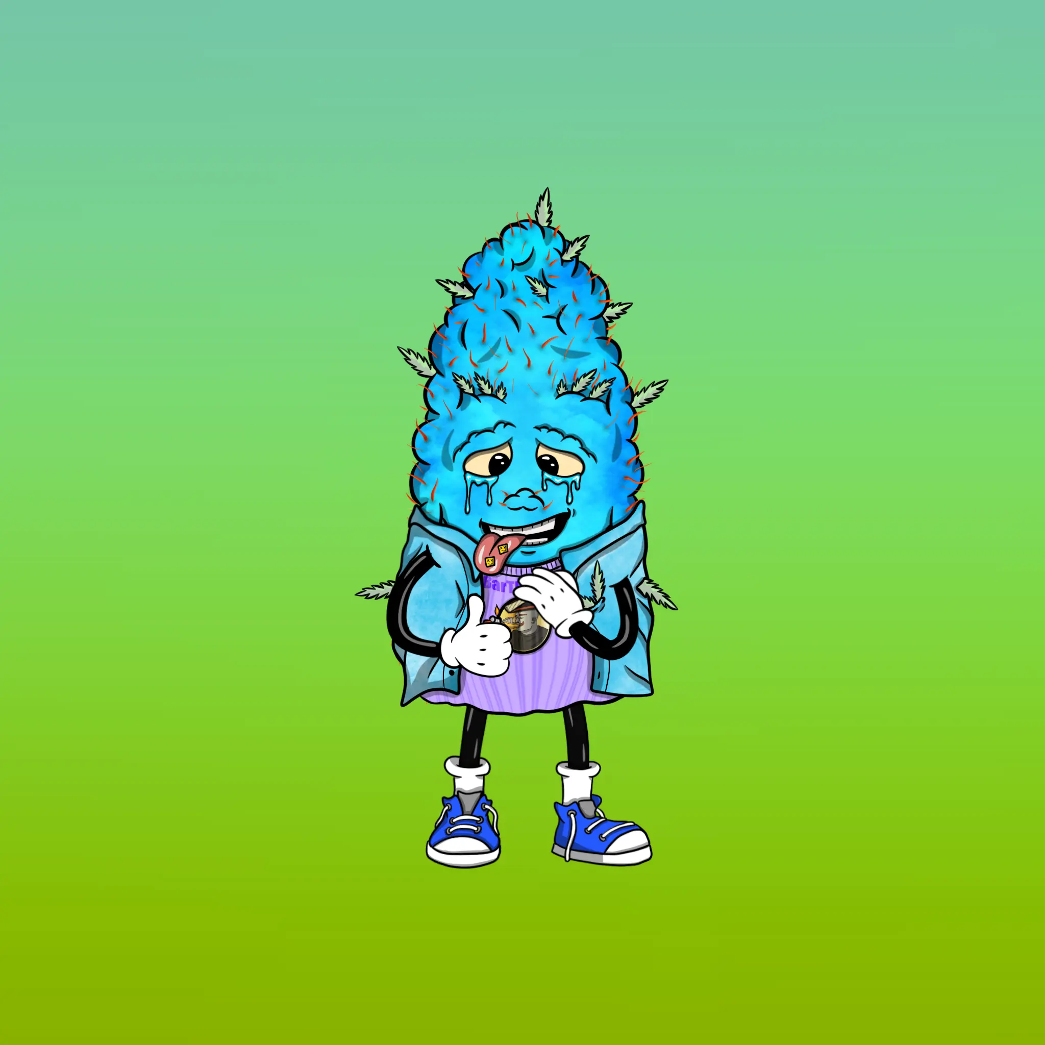 Blazing Budz #45 NFT on Algorand