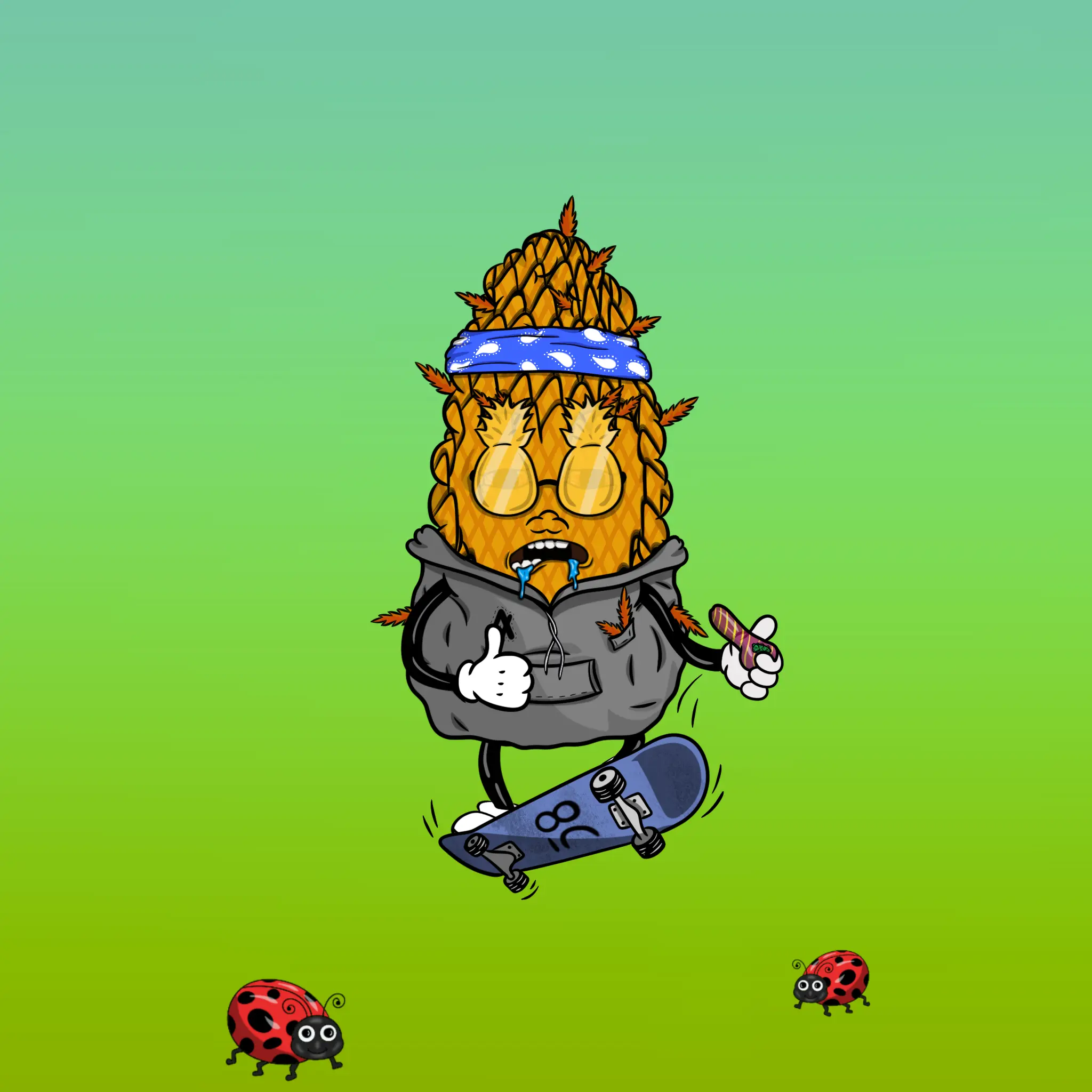 Blazing Budz #831 NFT on Algorand