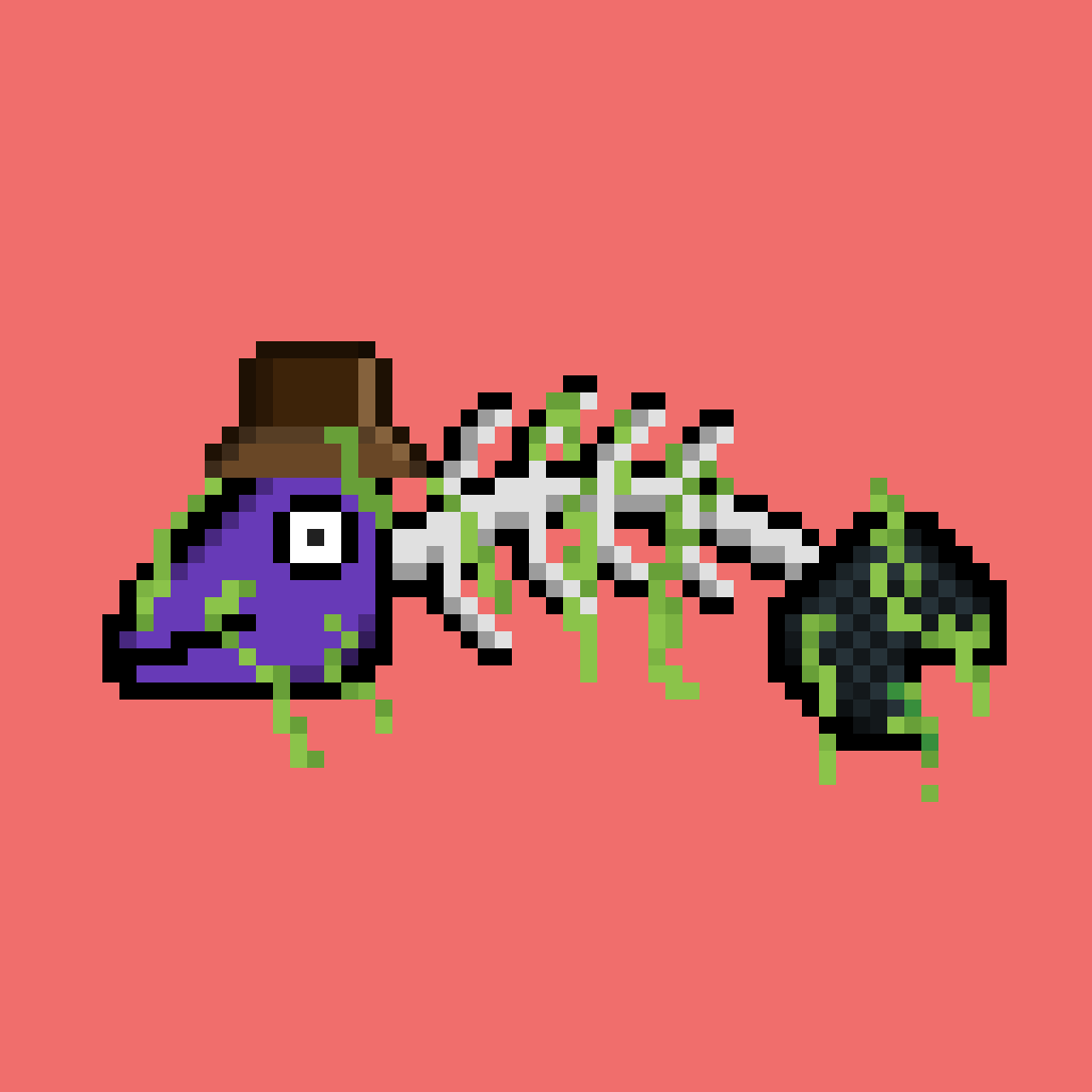 8-Bit BoneFish #245 NFT on Algorand