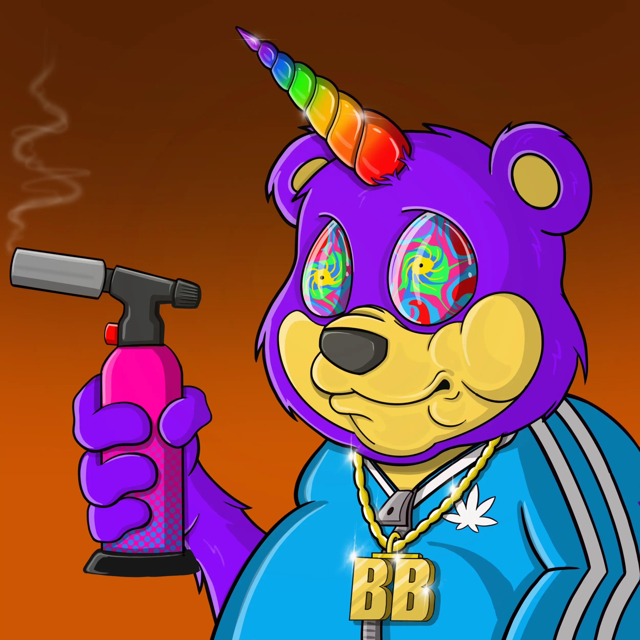 Burnin Bears #371 NFT on Algorand