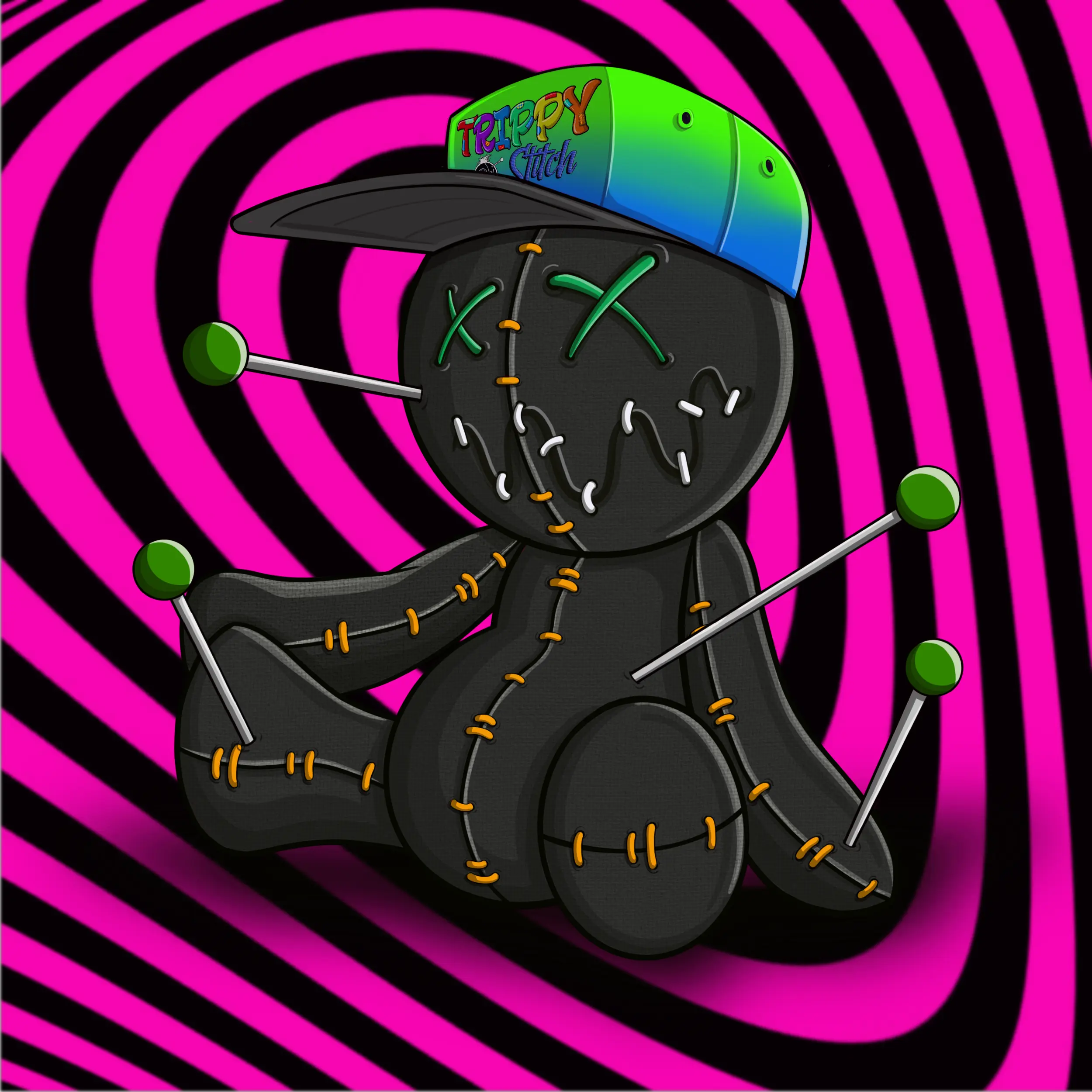 Trippy Stitch #377 NFT on Algorand