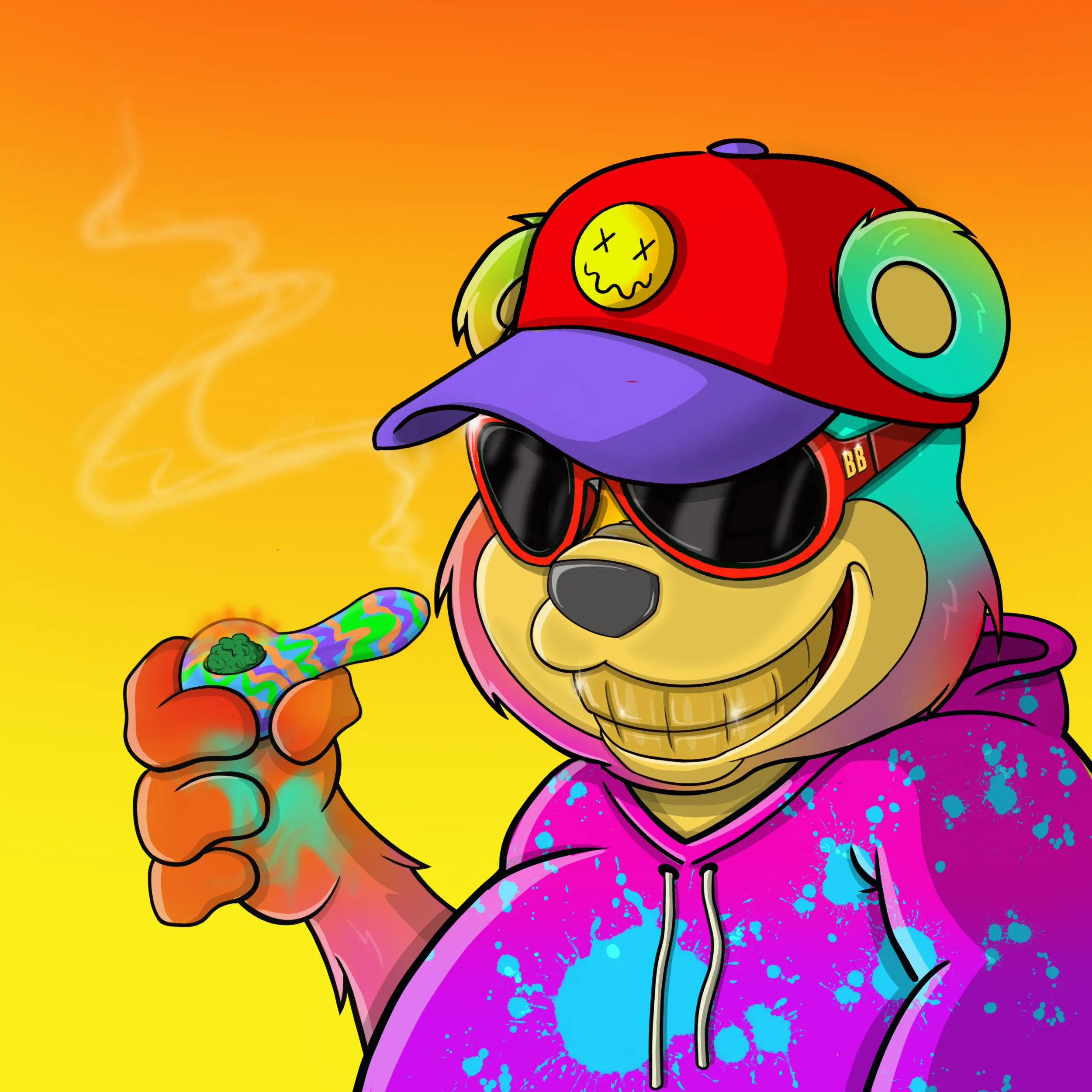 Burnin Bears #2058 NFT on Algorand