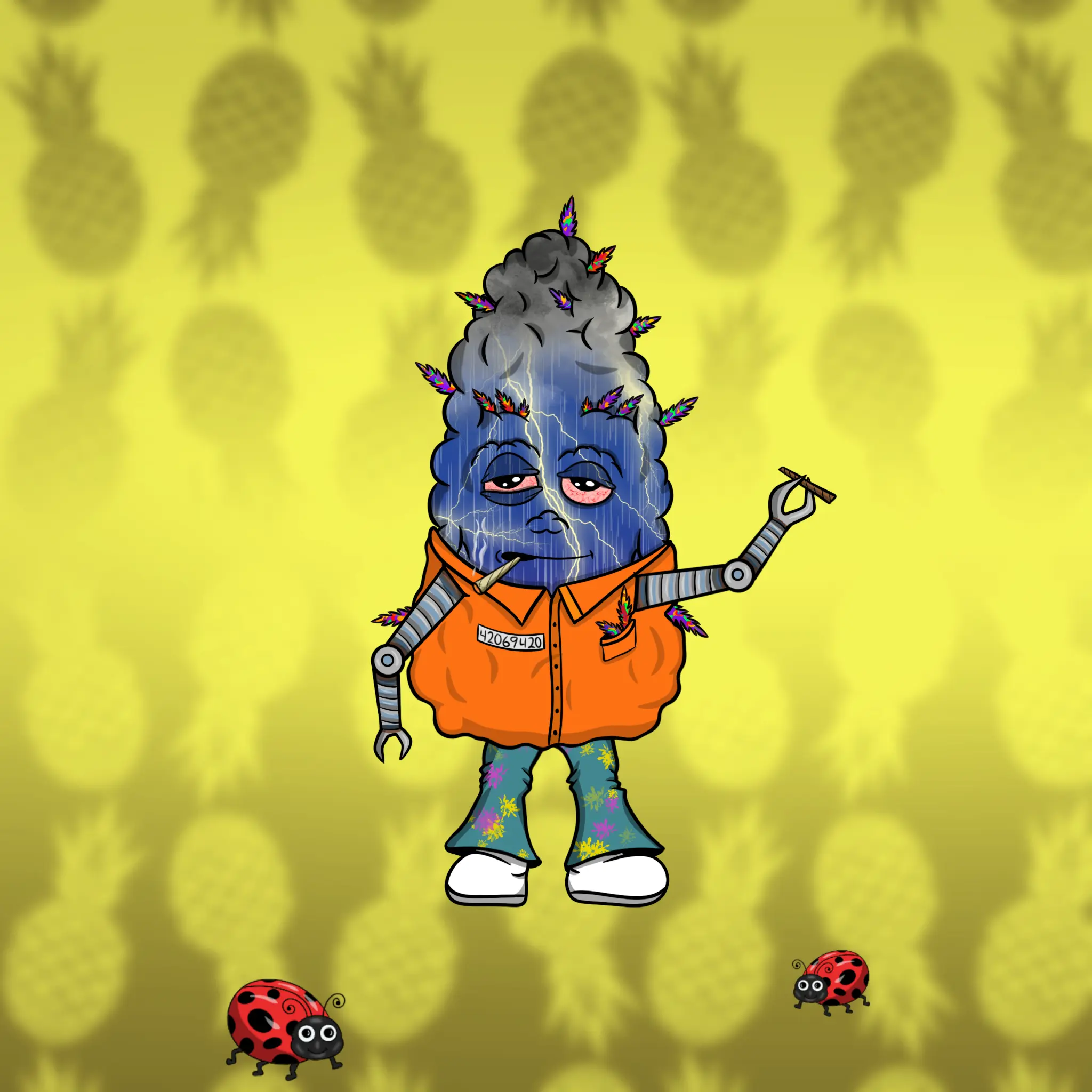 Blazing Budz #580 NFT on Algorand