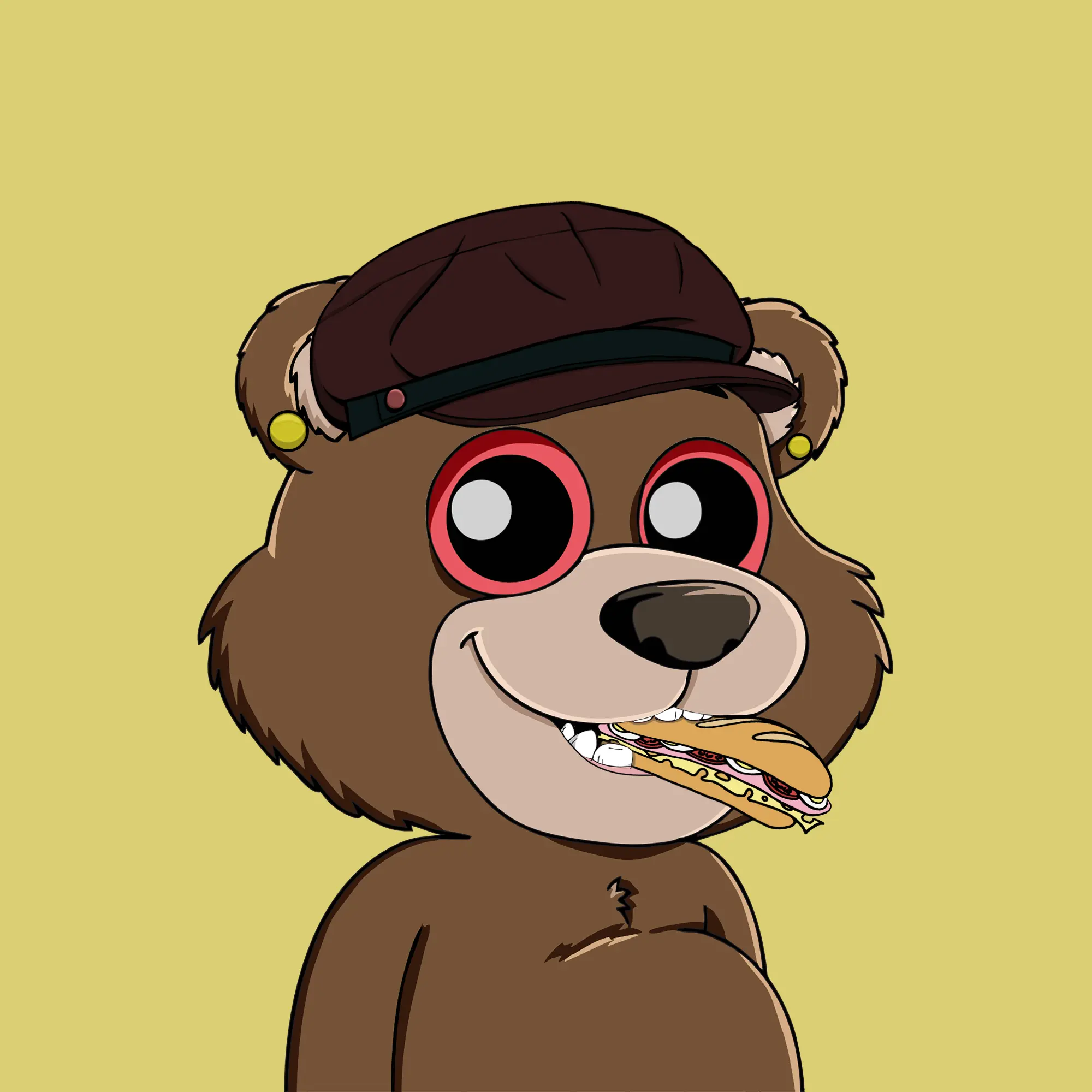 Gluttonous Bears #238 NFT on Algorand