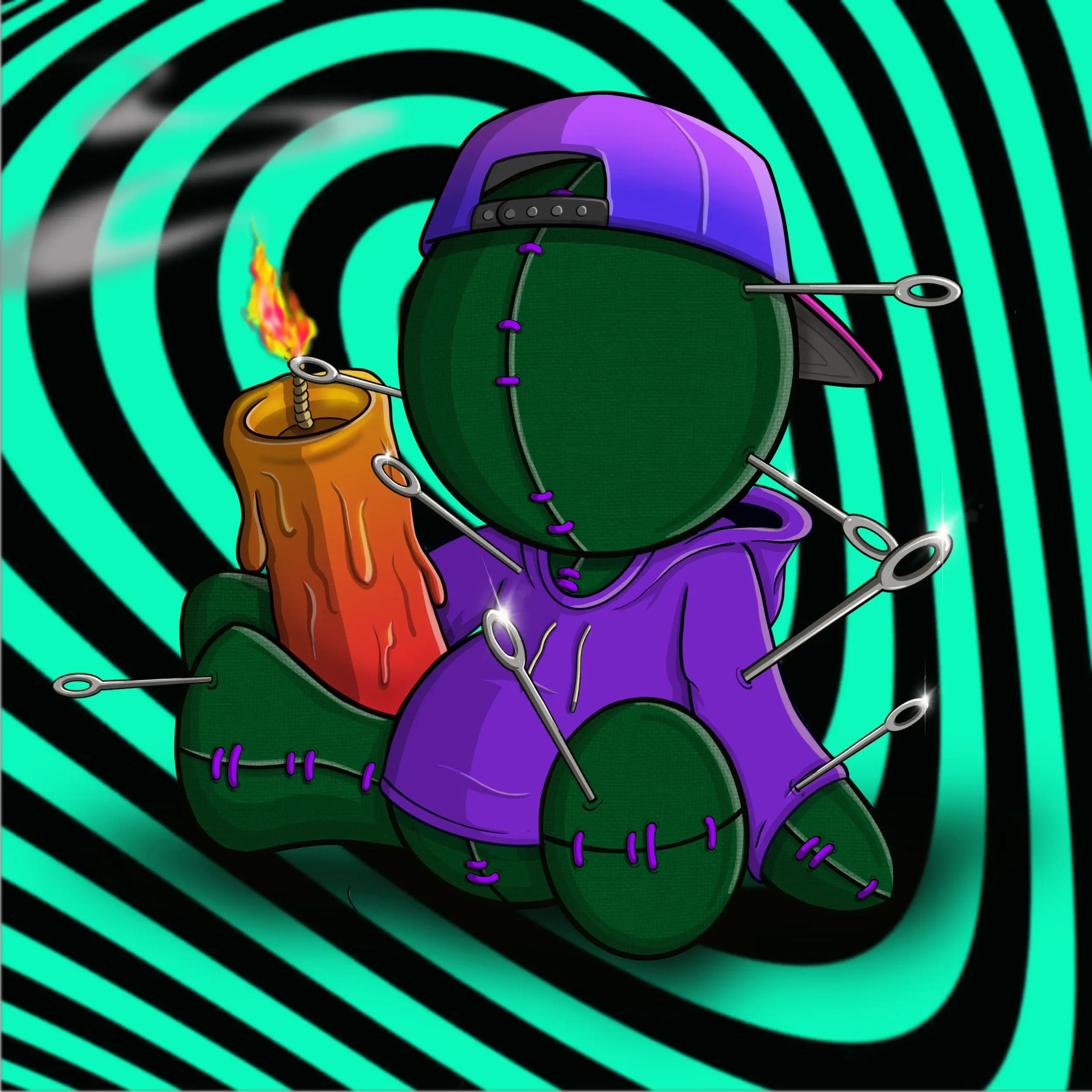 Trippy Stitch #214 NFT on Algorand