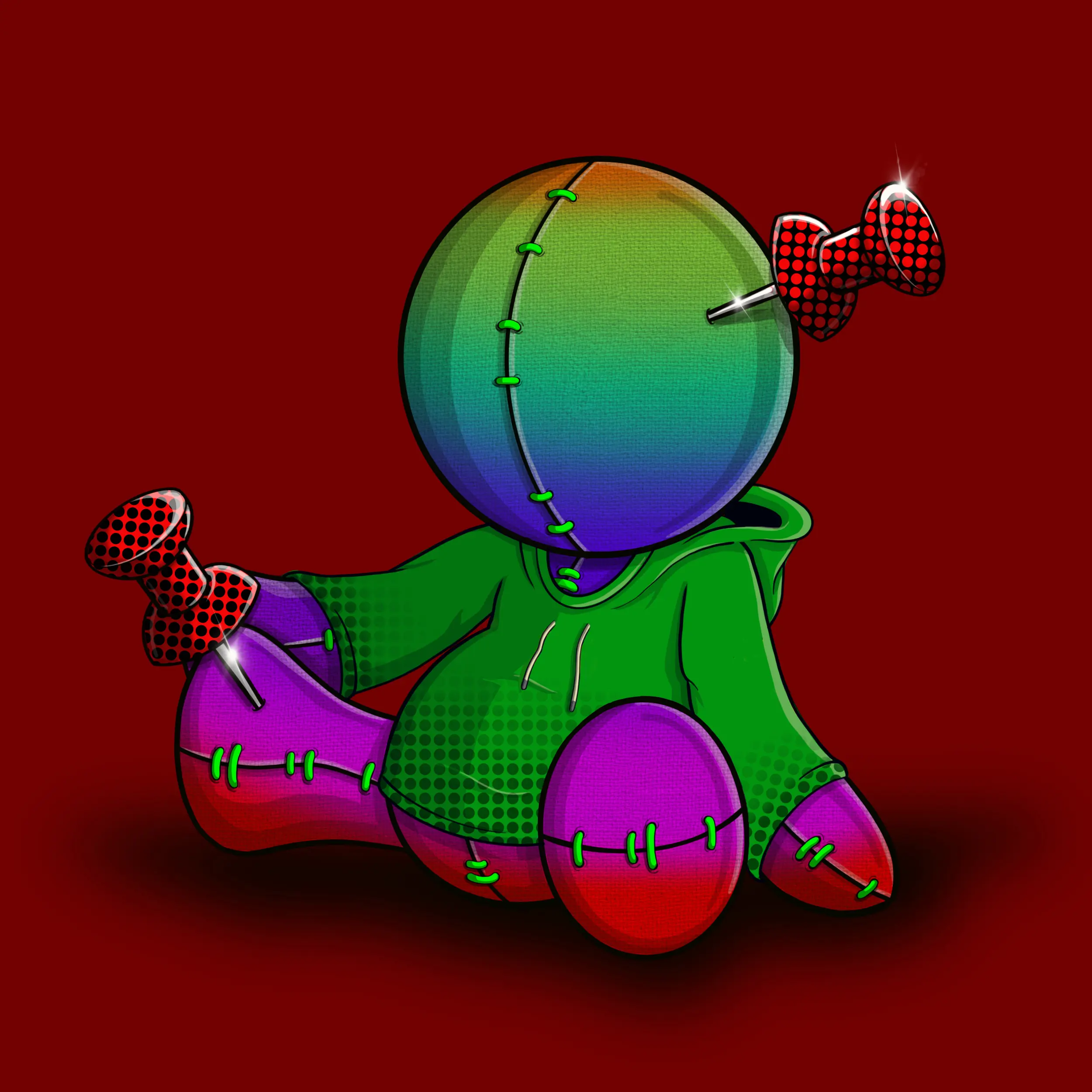 Trippy Stitch #642 NFT on Algorand