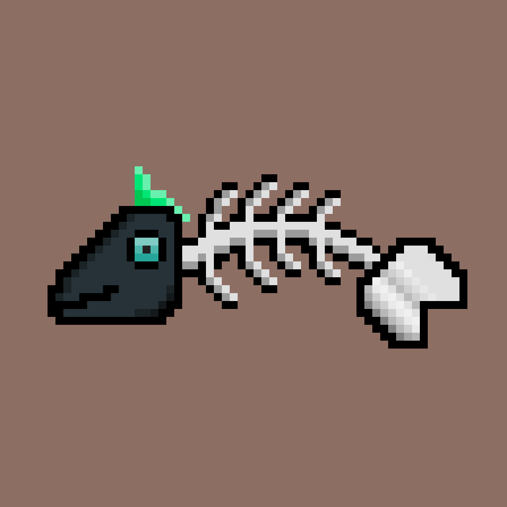 8-Bit BoneFish #290 NFT on Algorand