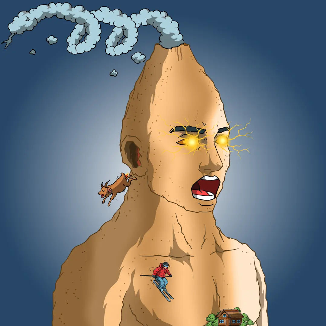 Volcano Boyz #1349 NFT on Algorand