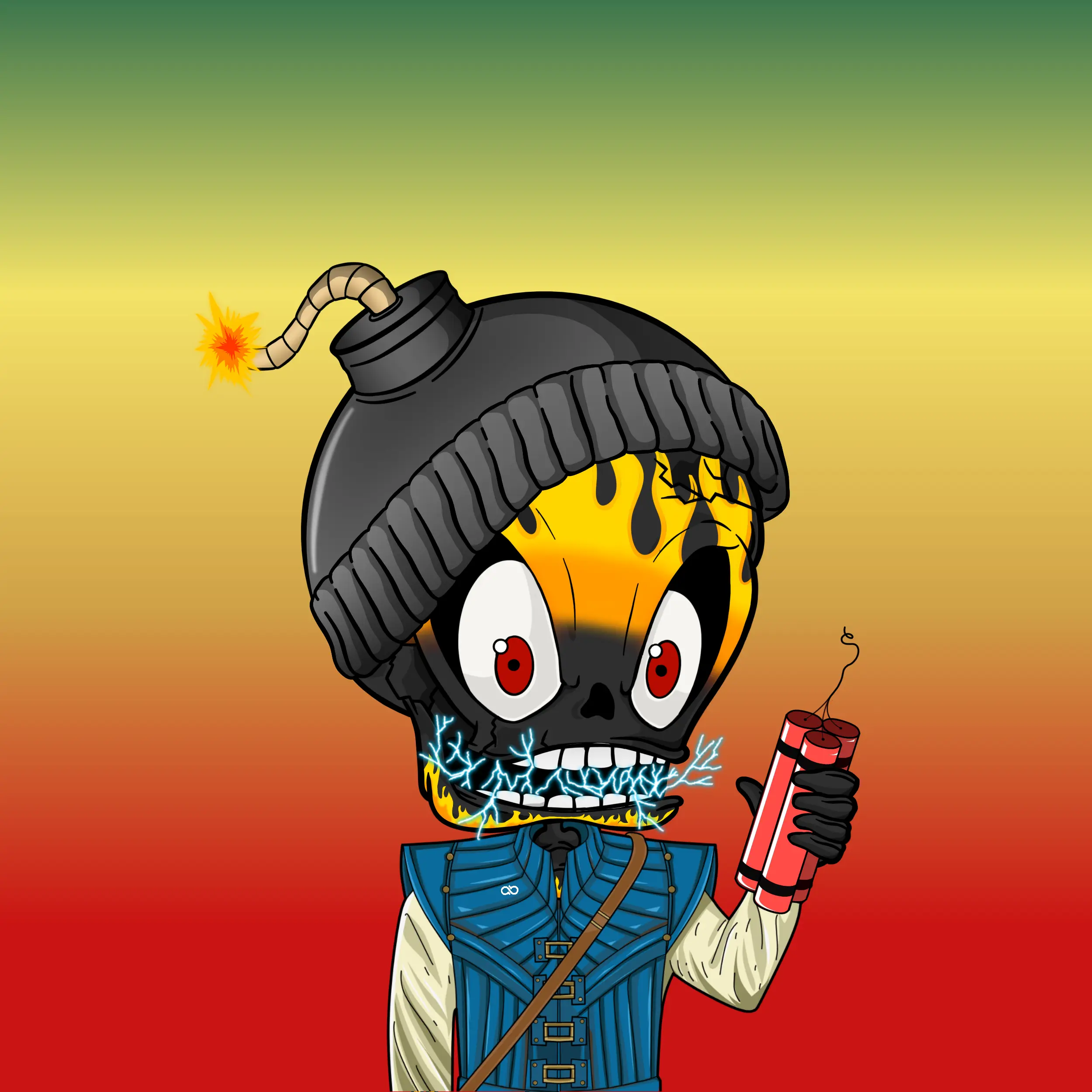 BoneBuddies #1300 NFT on Algorand