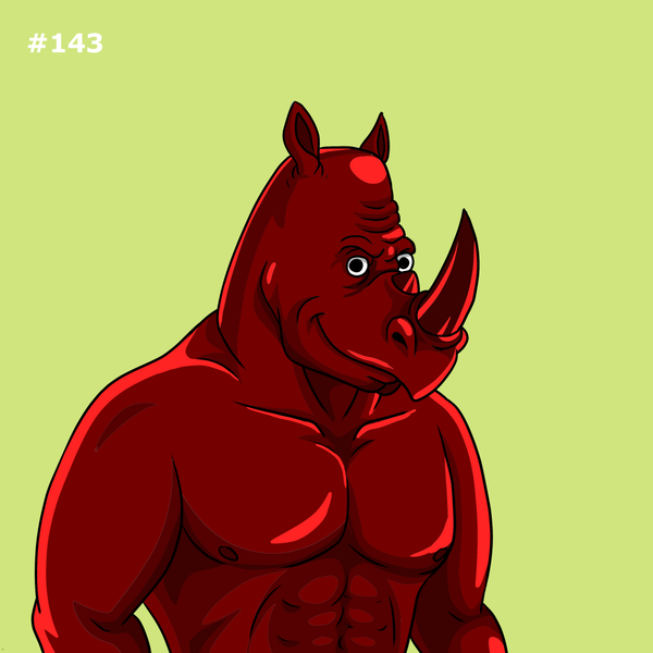 An image of Rowdy Rhino #143