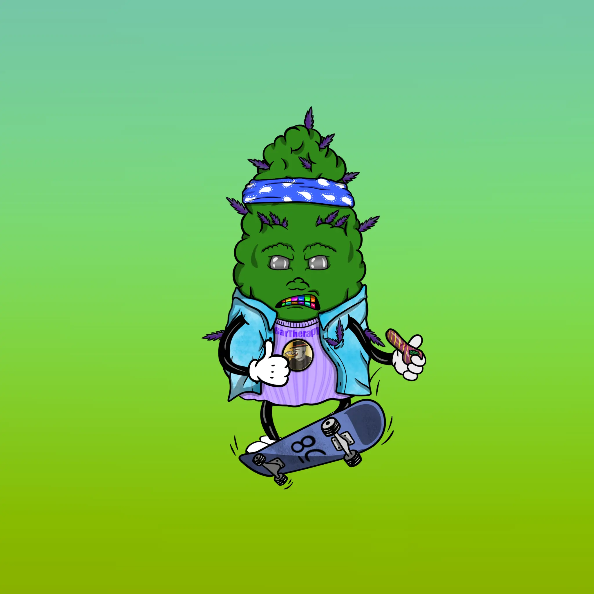 Blazing Budz #643 NFT on Algorand